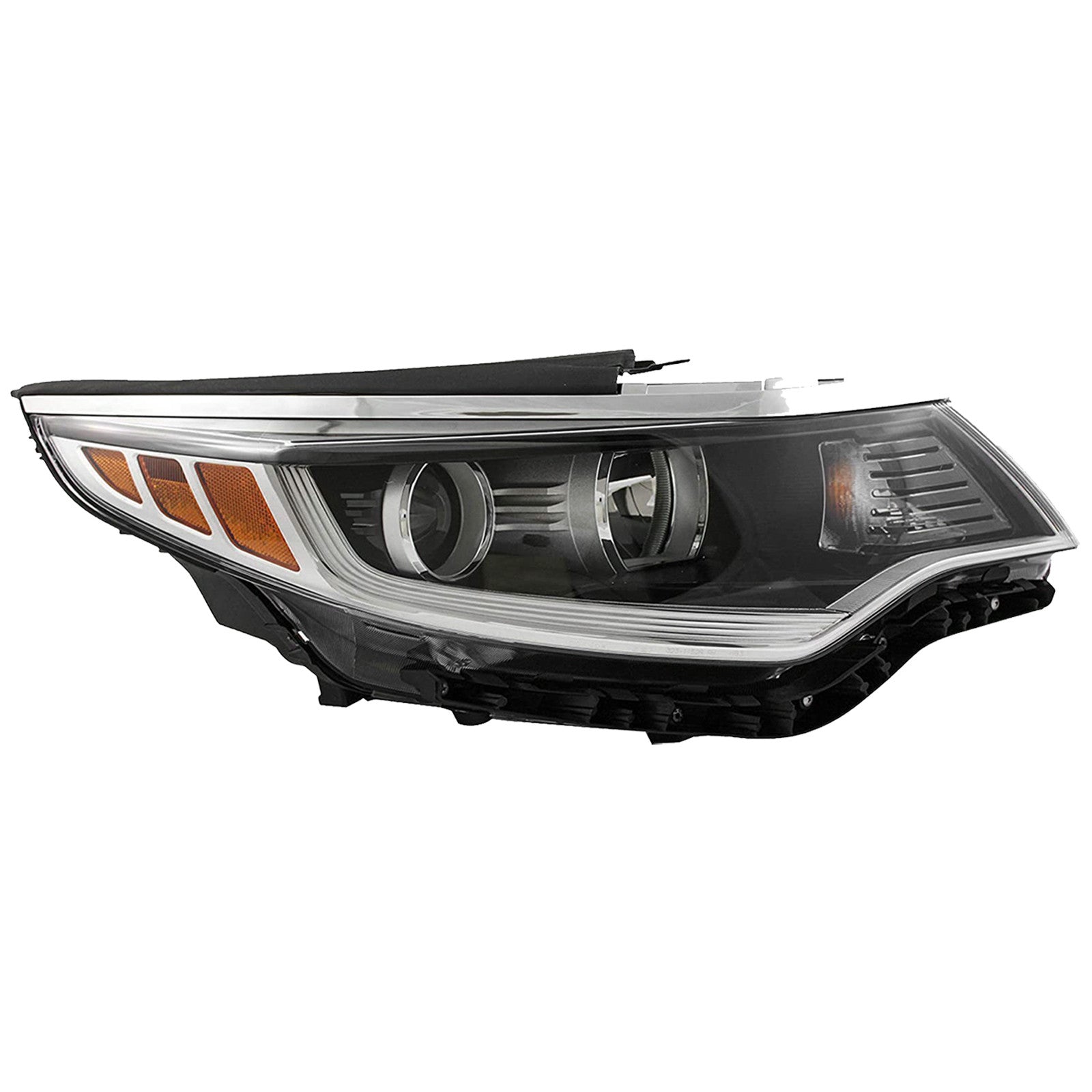 For 2016 2017 2018 Kia Optima Headlight Assembly Halogen With Bulbs Left Right Pair