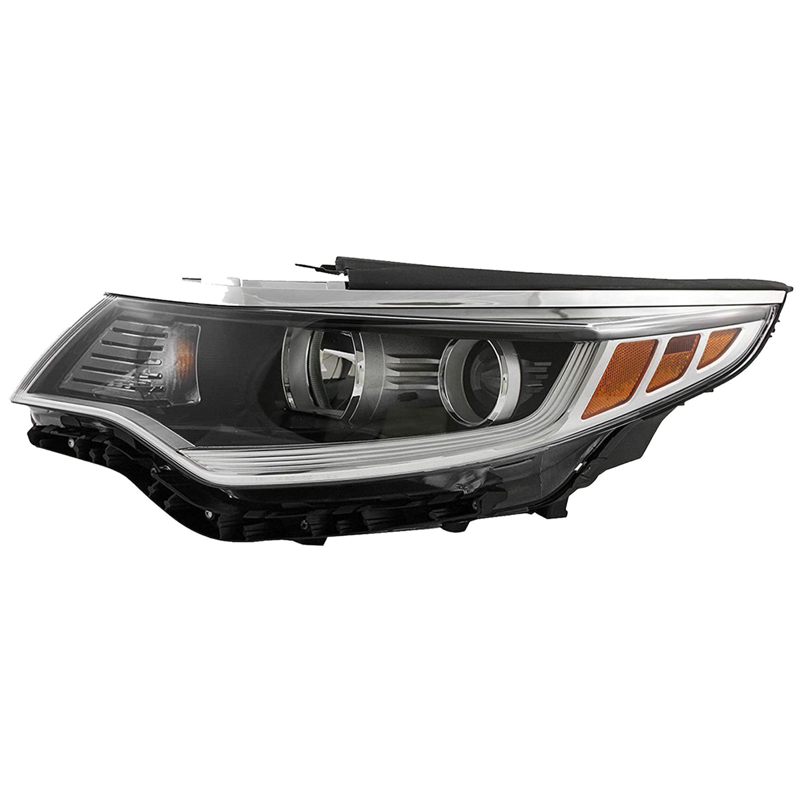 For 2016 2017 2018 Kia Optima Headlight Assembly Halogen With Bulbs Left Right Pair