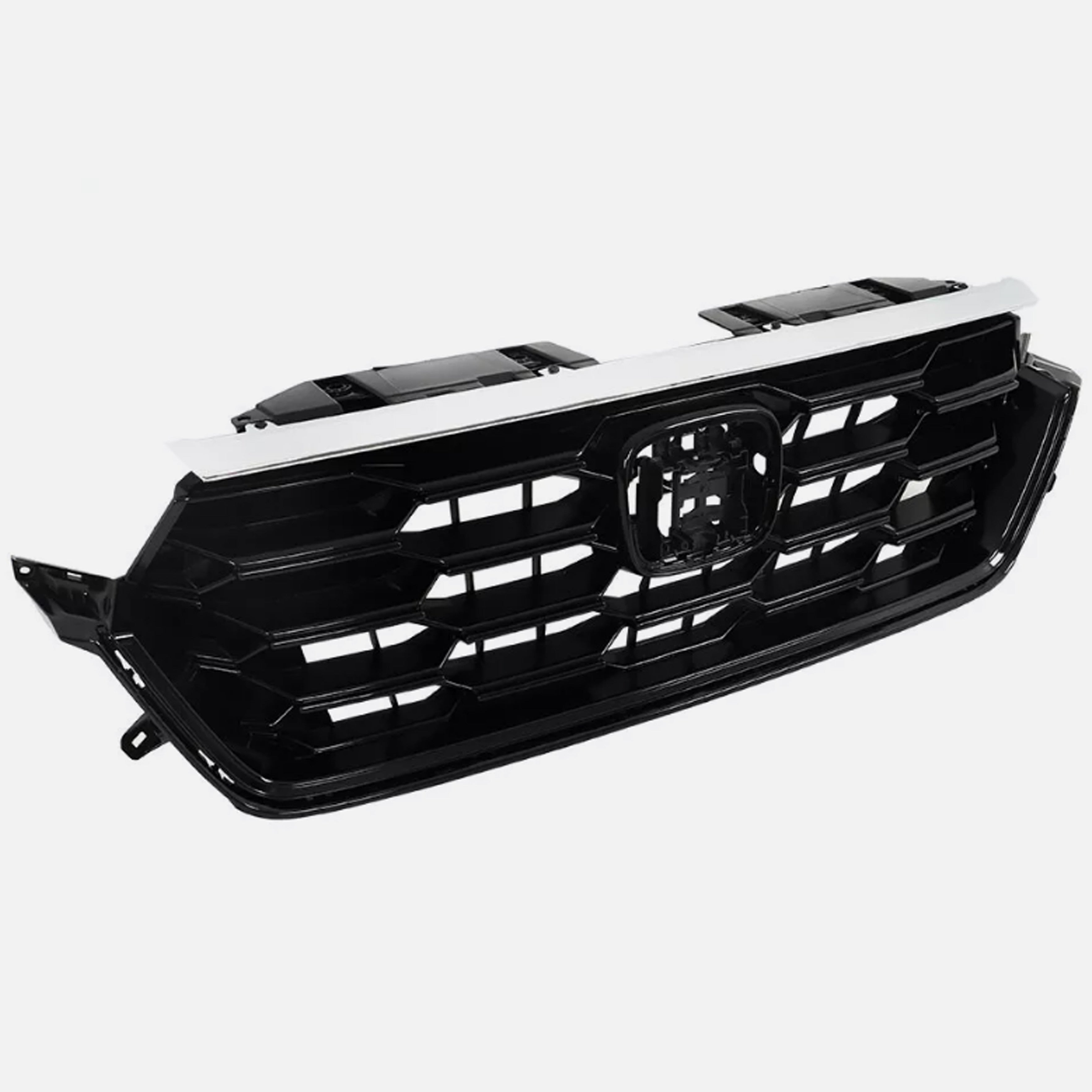 For 2023 2024 2025 Honda CRV CR-V Front Upper Bumper Grille Mesh Assembly Gloss Black