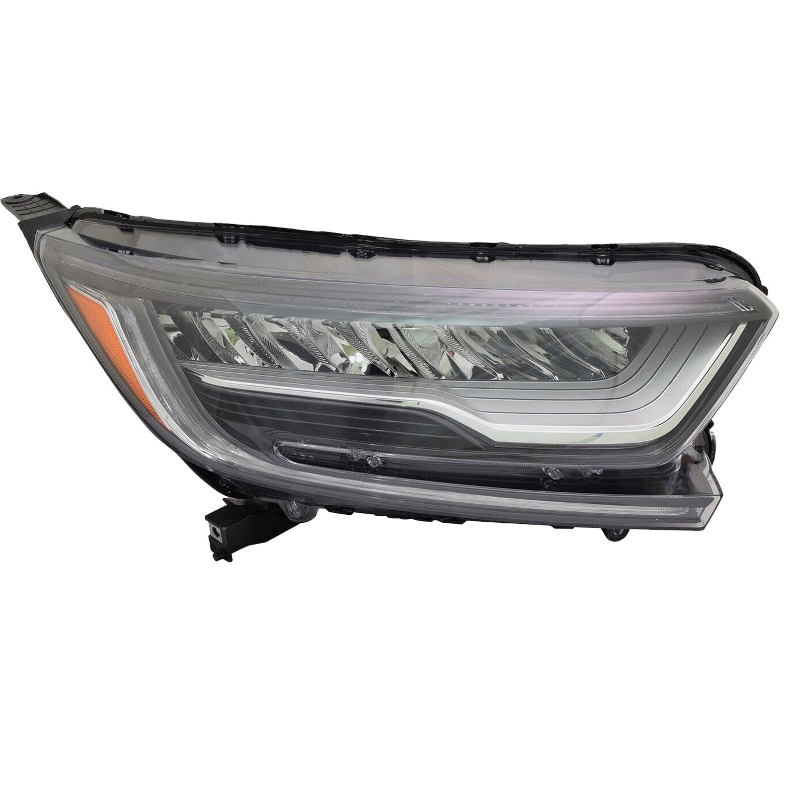 For 2017 2018 2019 2020 2021 2022 Honda CRV Headlight Assembly Full LED Chrome Left Right Pair