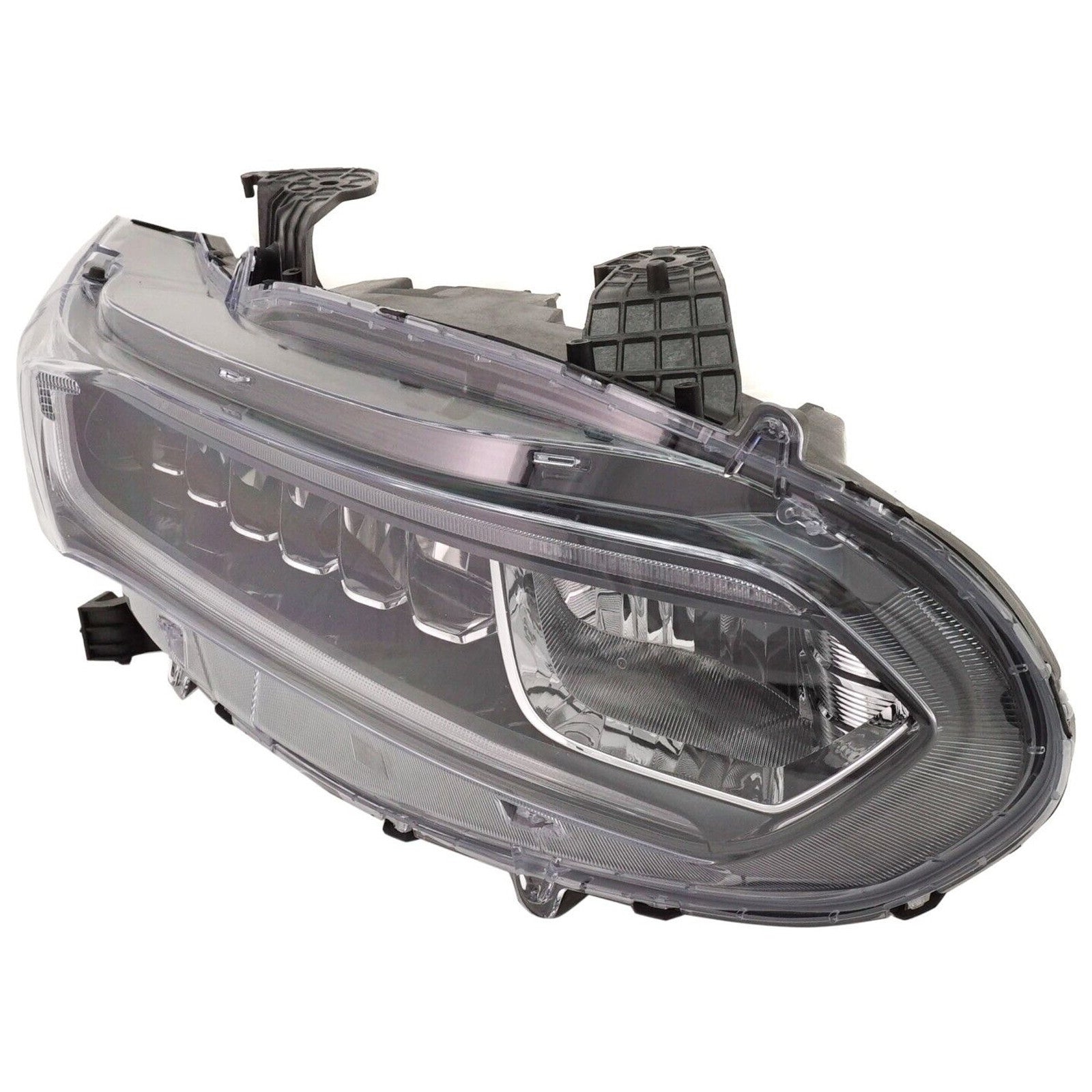 For 2018 2019 2020 Honda Accord Headlight Assembly Halogen with LED Left Right Pair