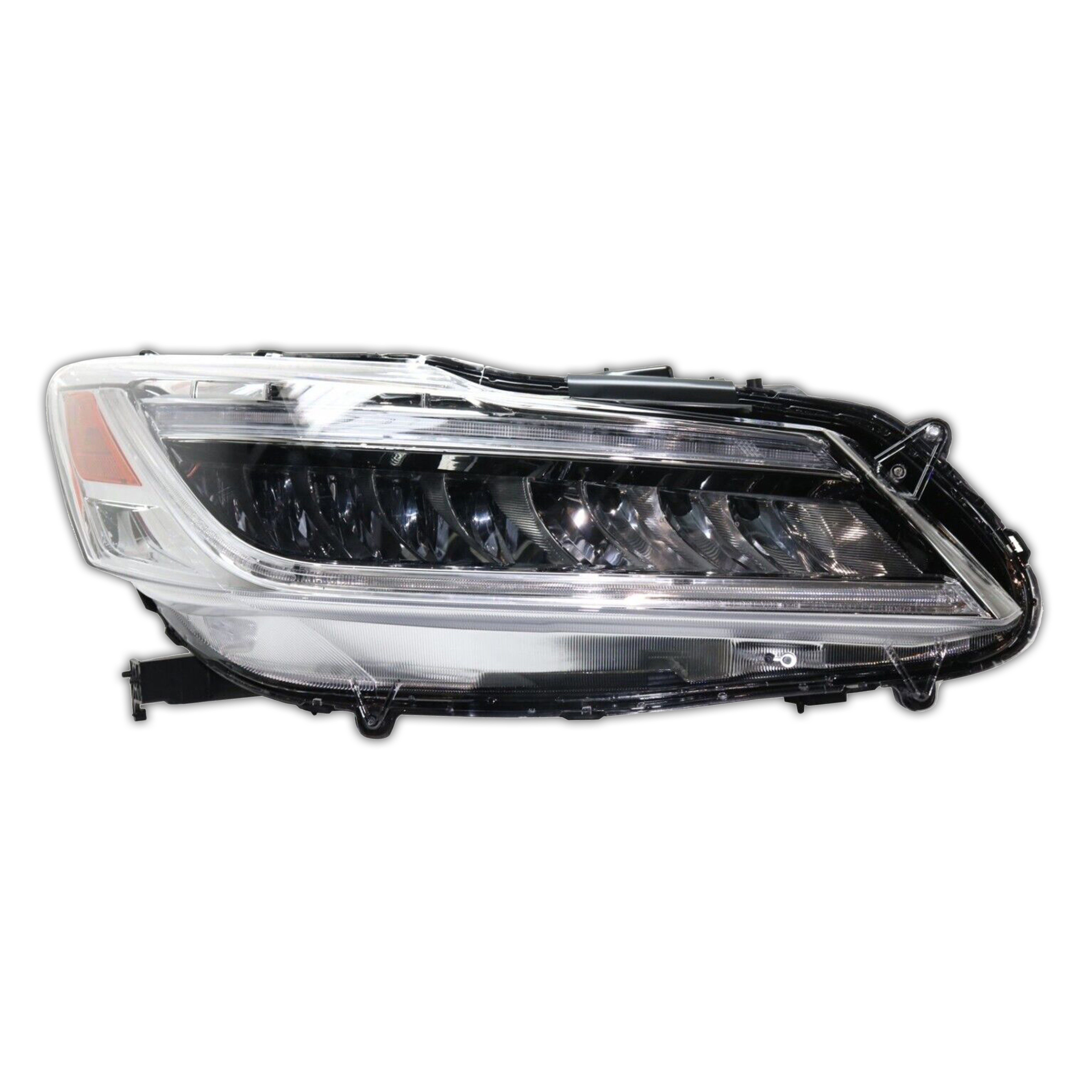 For 2016 2017 Honda Accord Sedan Full LED Headlight Headlamp Assembly Chrome Right Passenger Side RH 33100T2AA32