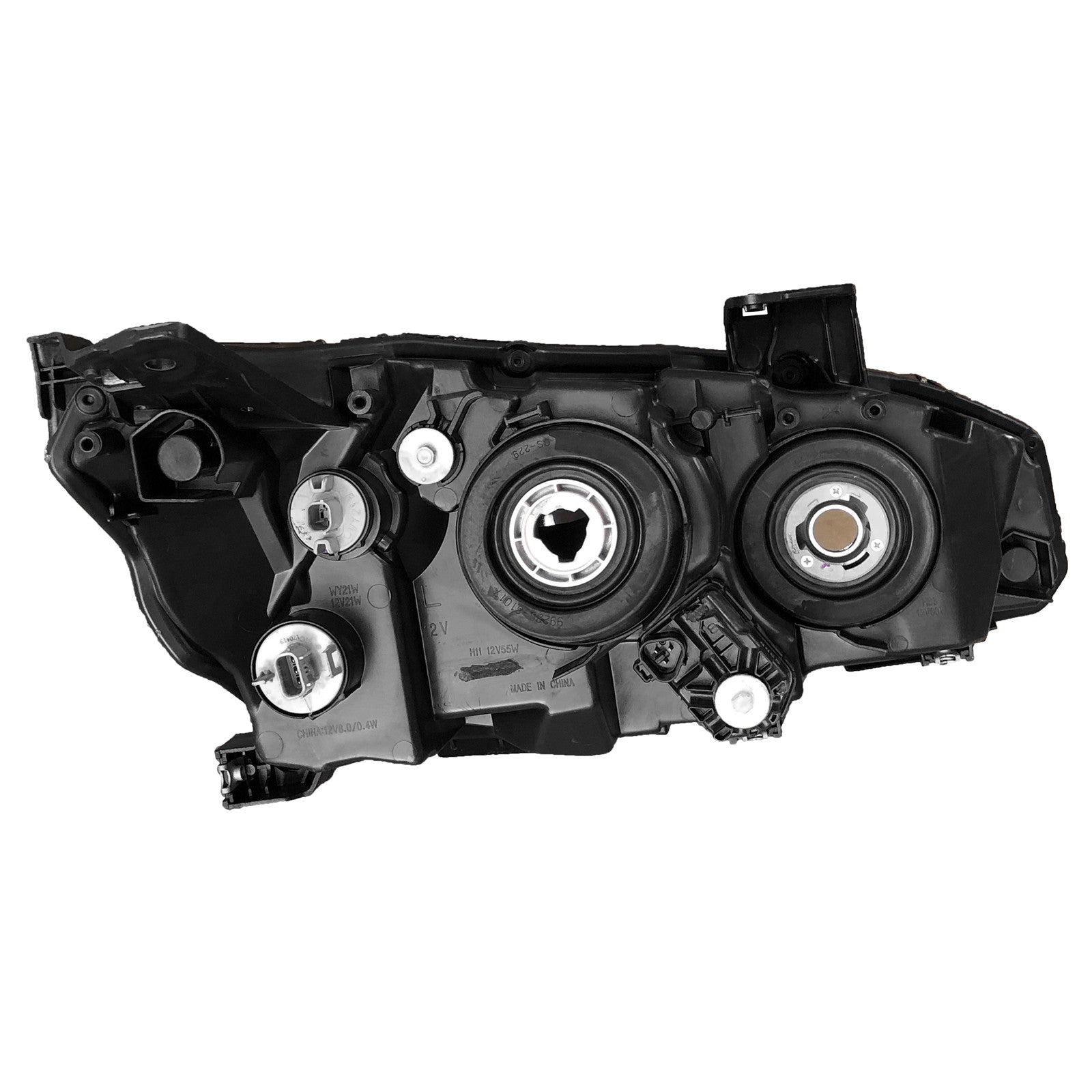 For 2016 2017 2018 2019 2020 2021 Honda Civic Black Headlight Headlamp Halogen LED Left Driver Side