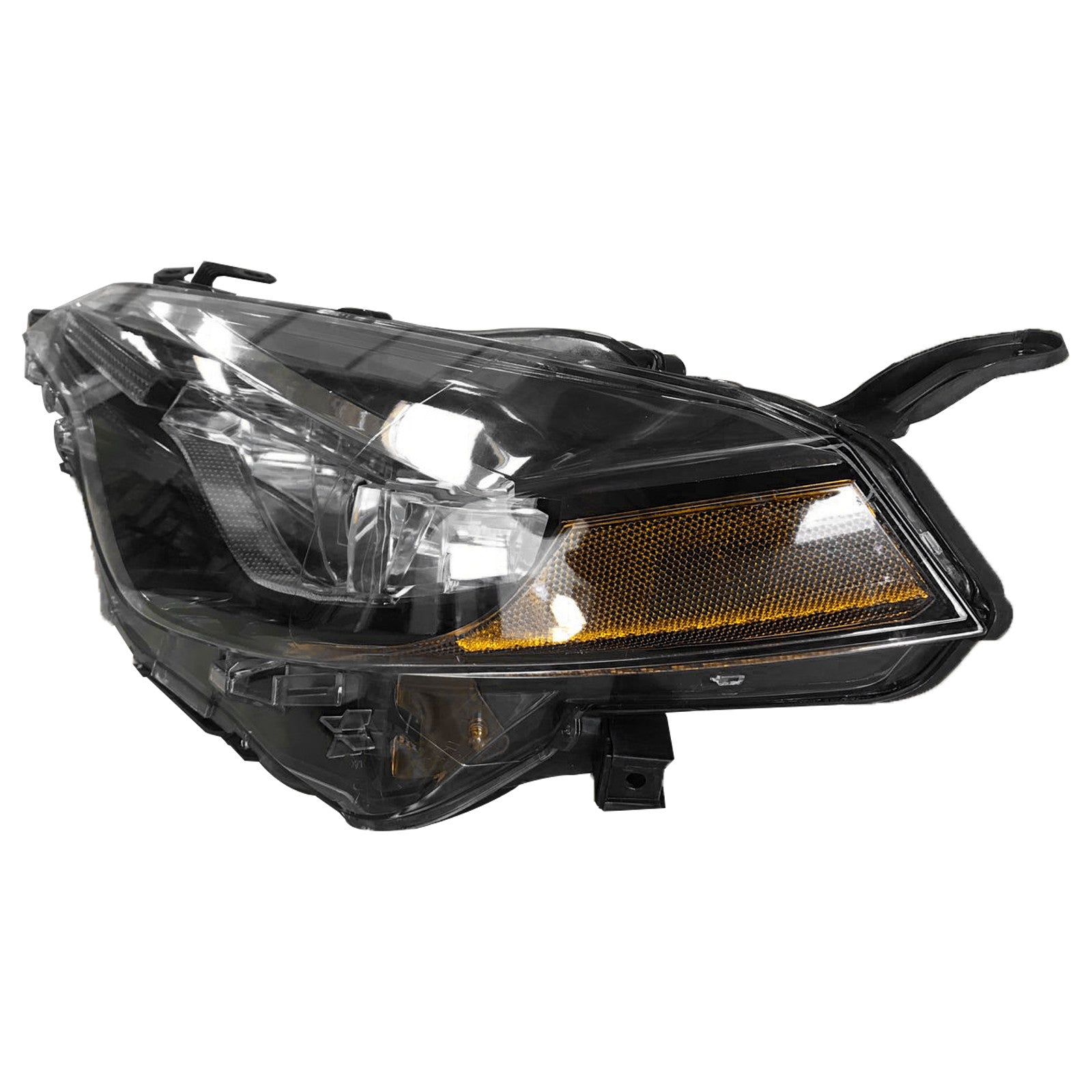 For 2017 2018 2019 Toyota Corolla L LE Headlight Assembly Halogen with LED Daytime Running Lights DRL Driver Side