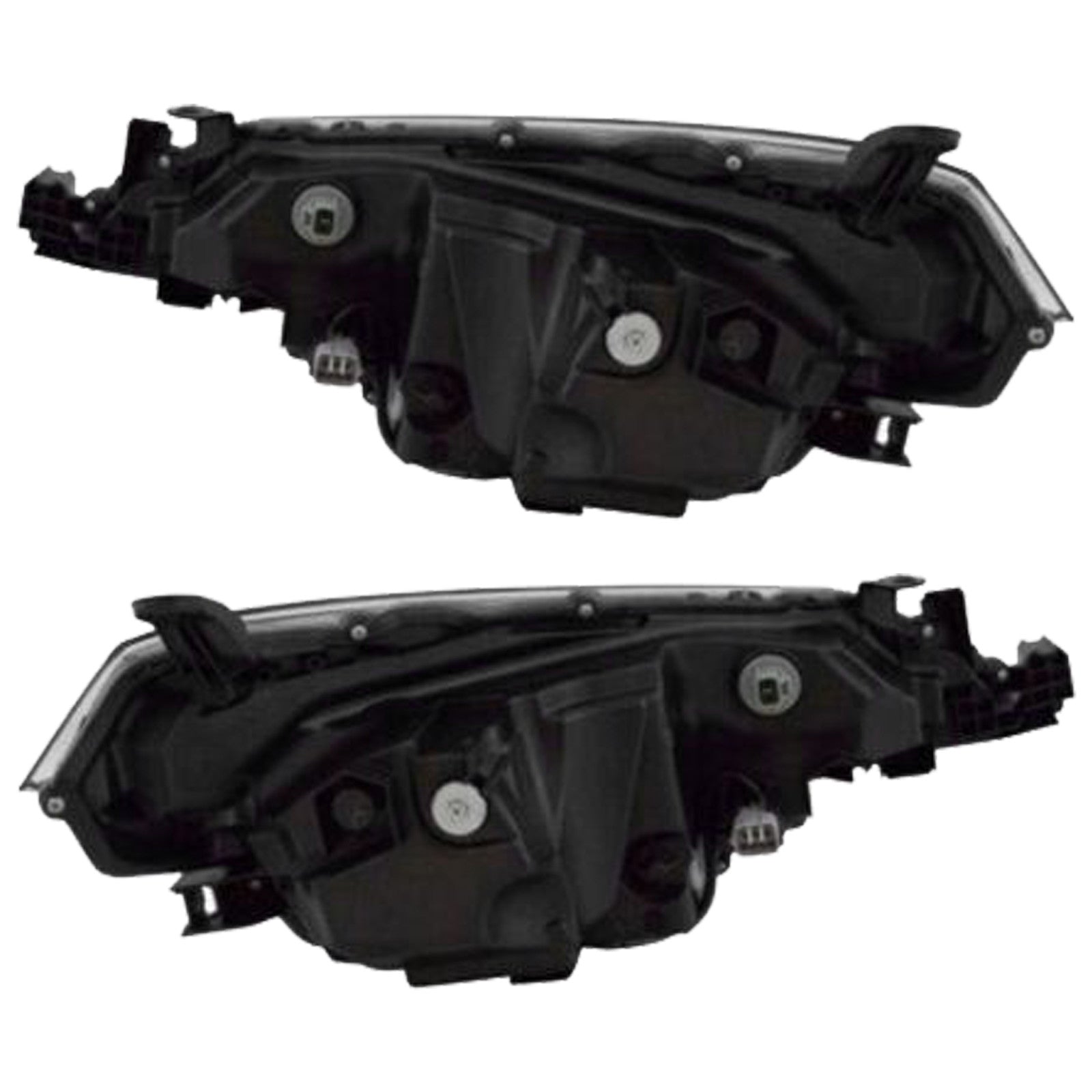 For 2017 2018 2019 Toyota Corolla SE XLE XSE Headlight Assembly Halogen with Dual LED Left Right Pair
