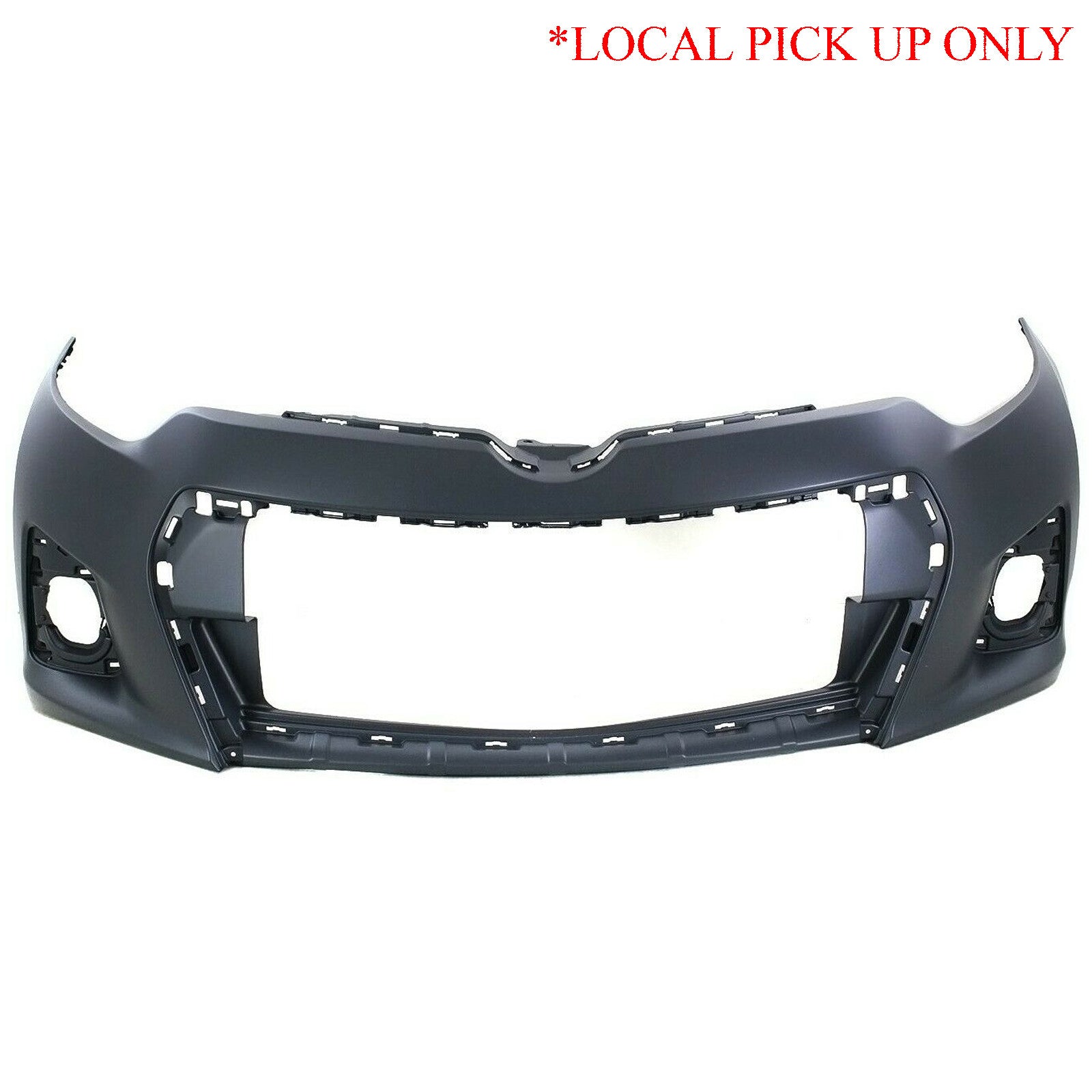For 2014 2015 2016 Toyota Corolla S Sedan Primed Front Bumper Fascia Cover 5211903906