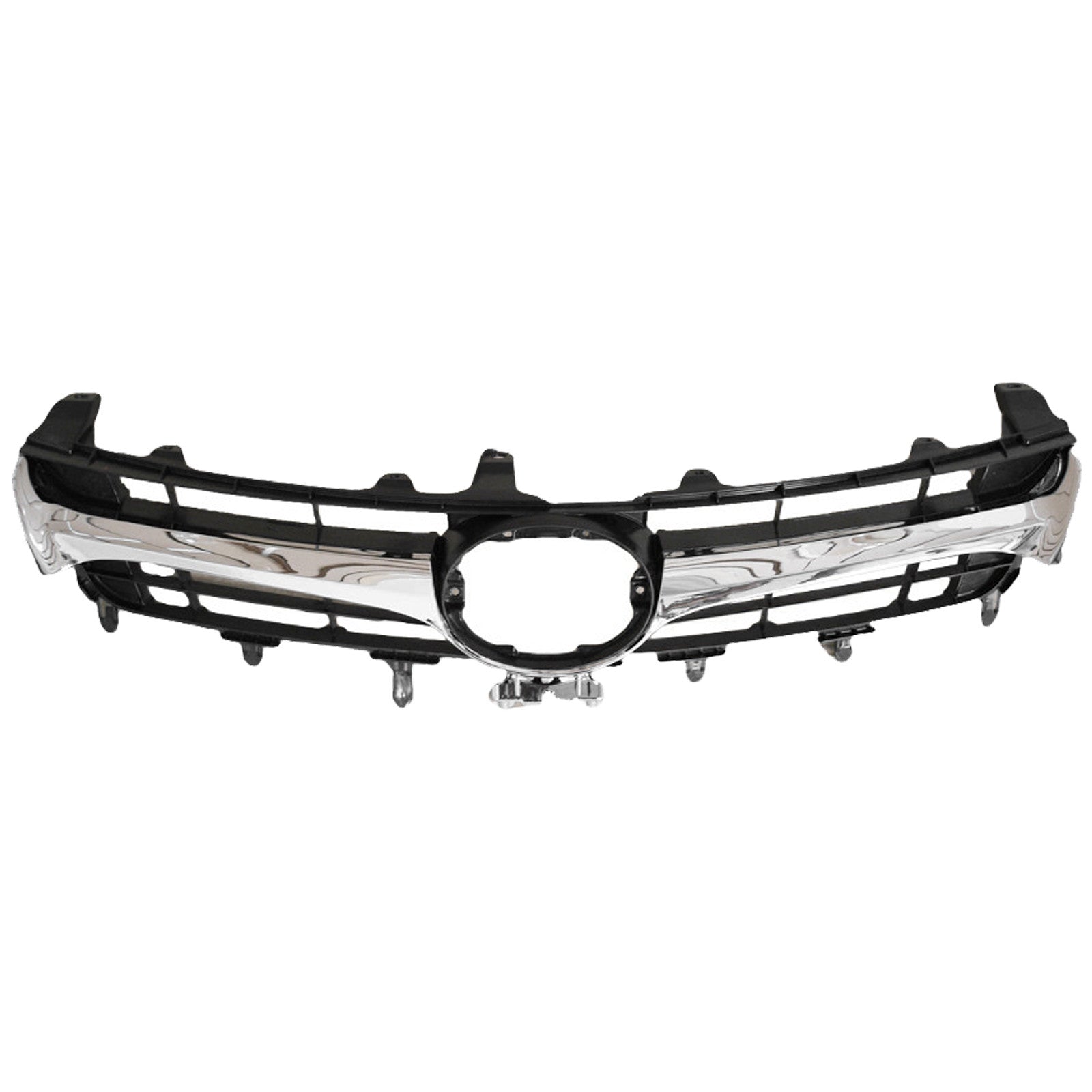 For 2015 2016 2017 Toyota Camry SE Front Upper Bumper Grille with Chrome Trim