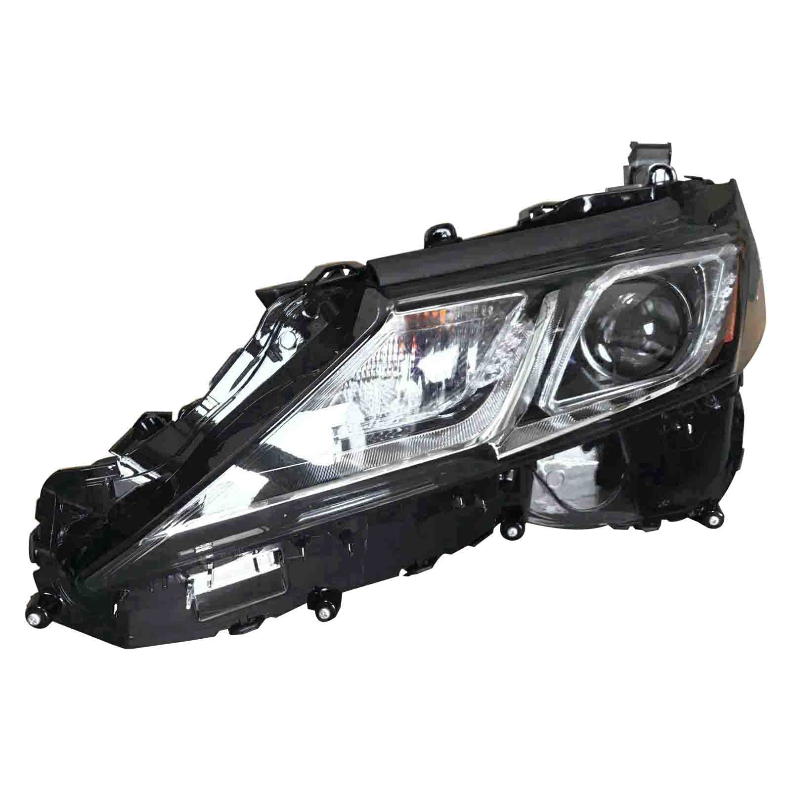 For 2018 2019 2020 Toyota Camry L LE SE Headlight Assembly Halogen with LED Projector Driver Side