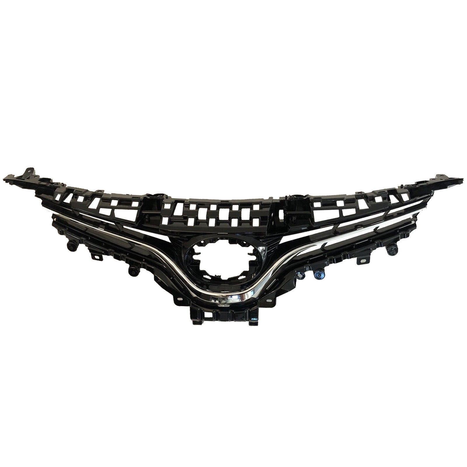 For 2018 2019 2020 Toyota Camry L LE XLE Front Upper Bumper Grill Grille Assembly Chrome Trim