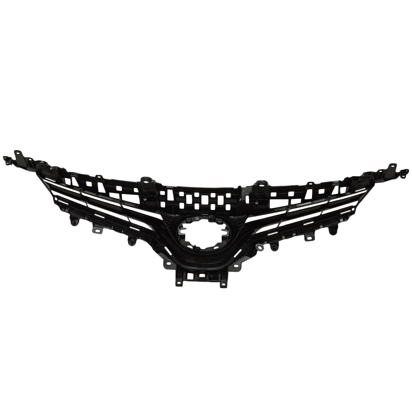 For 2018 2019 2020 Toyota Camry L LE XLE Front Upper Bumper Grill Grille Assembly Chrome Trim