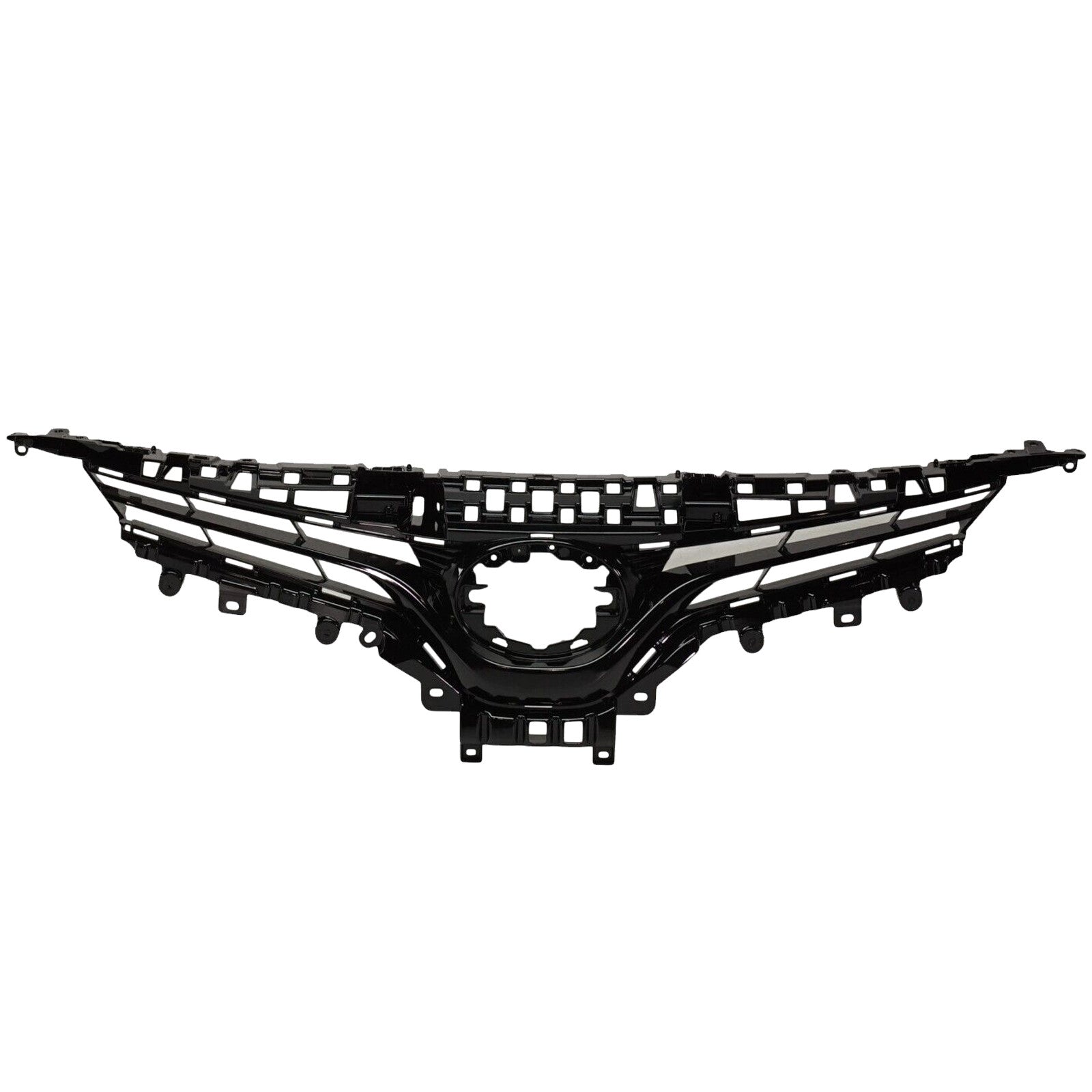 For 2018 2019 2020 Toyota Camry L LE XLE Front Upper Bumper Grill Grille Assembly Black