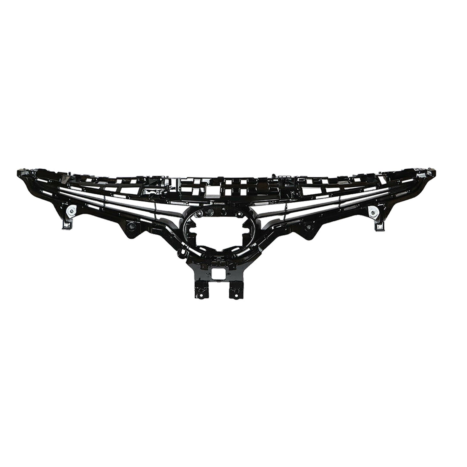 For 2018 2019 2020 Toyota Camry SE XSE Front Upper Bumper Grill Grille Black Assembly