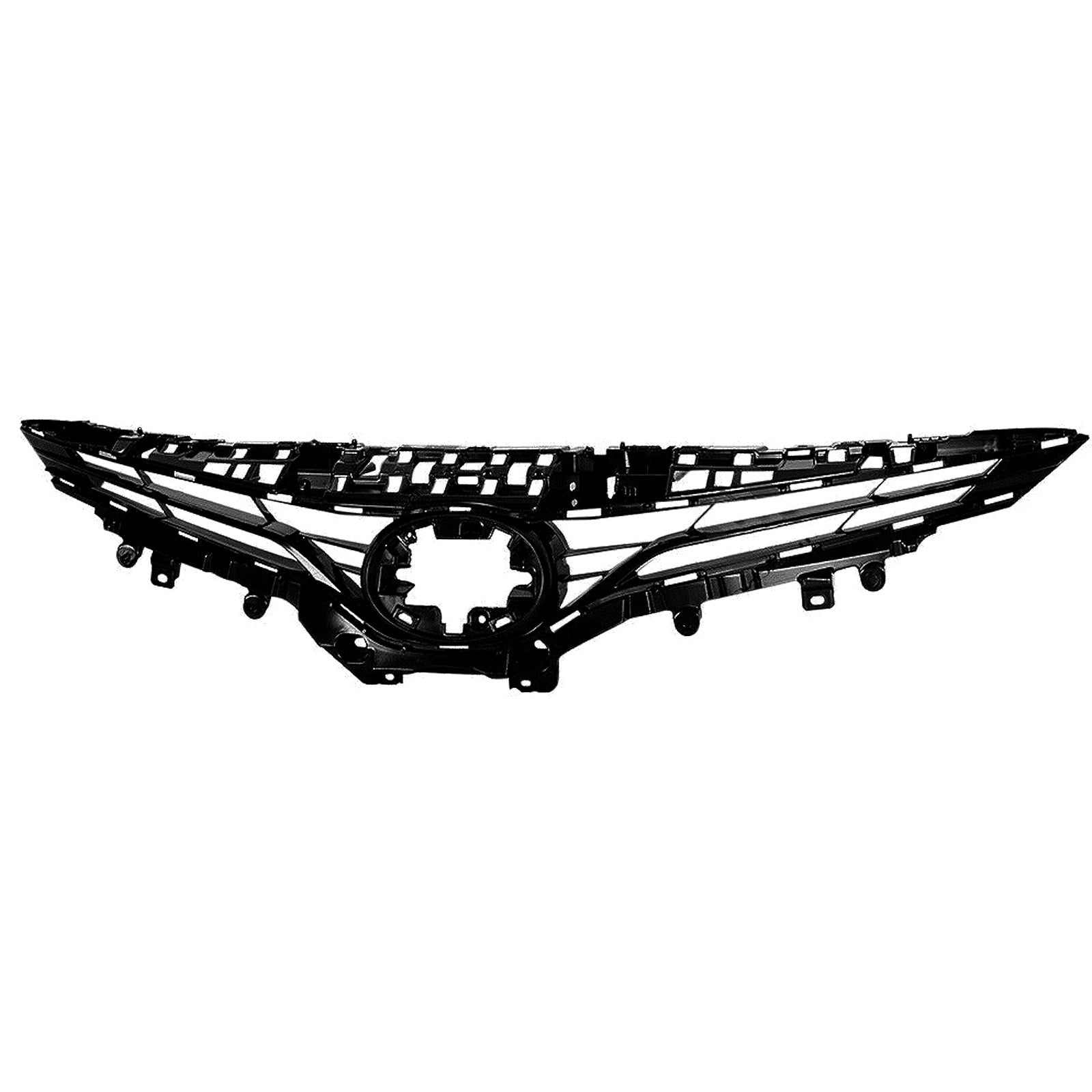 For 2021 2022 2023 2024 Toyota Camry LE XLE Front Upper Bumper Grille Assembly Black