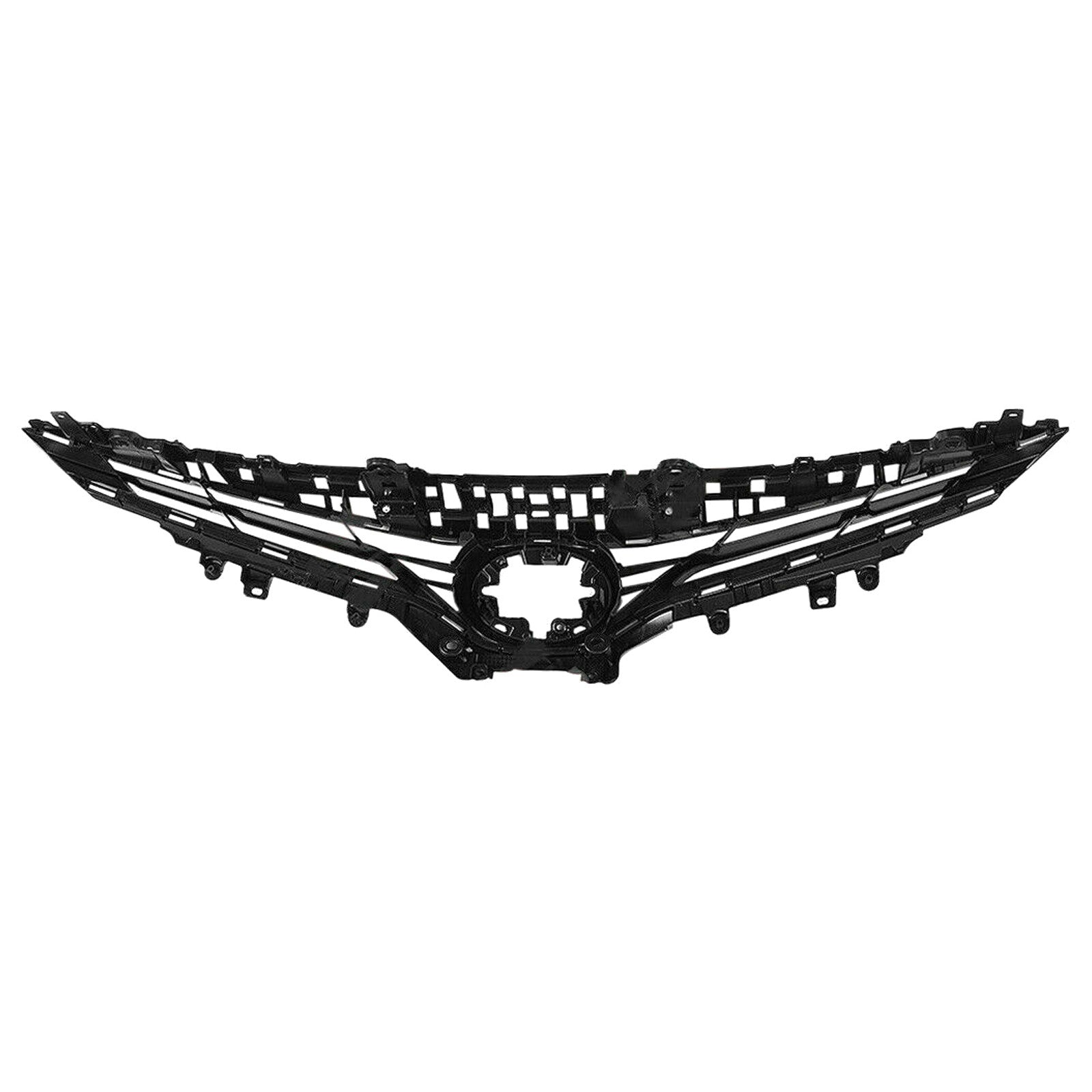 For 2021 2022 2023 2024 Toyota Camry LE XLE Front Upper Bumper Grille Assembly Black