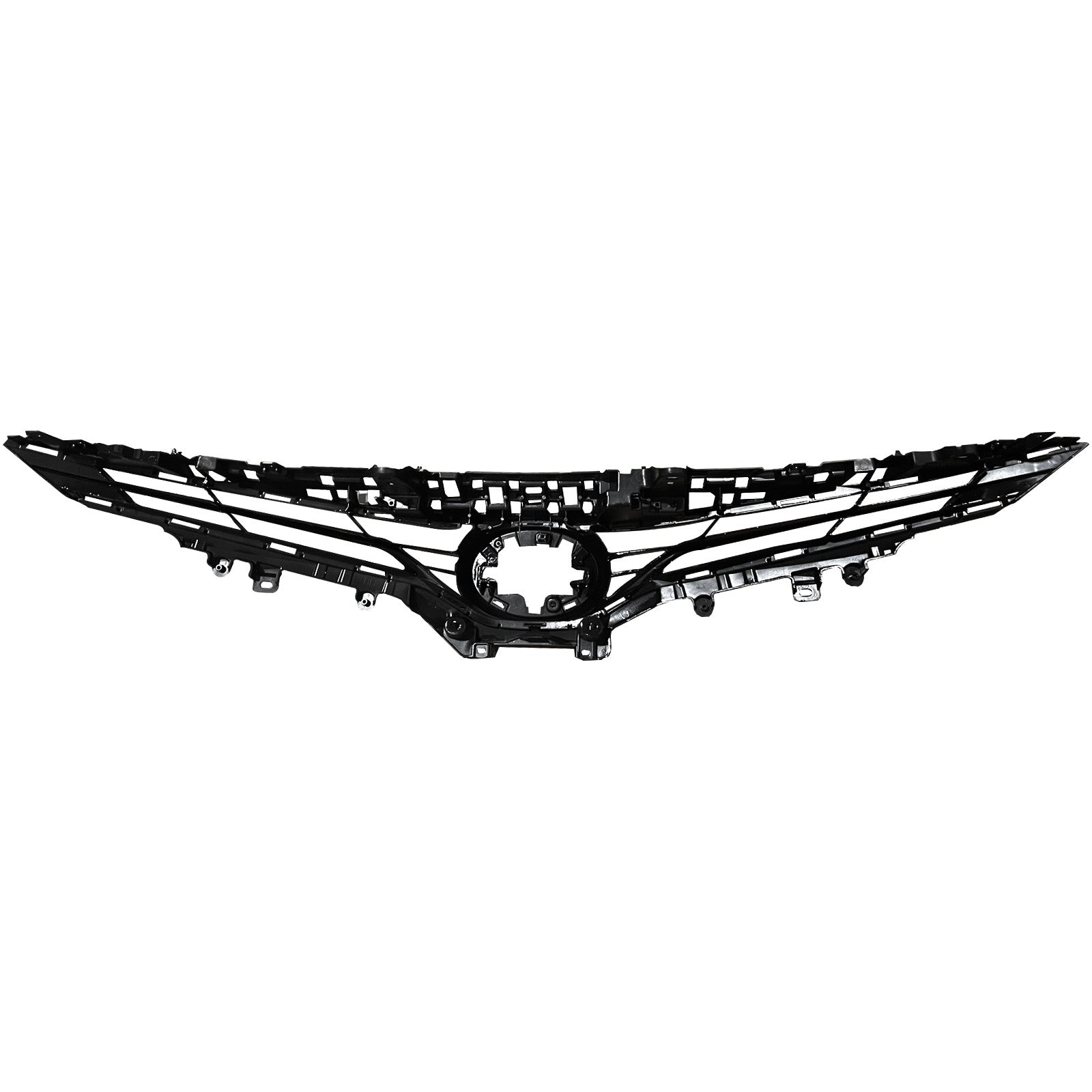 For 2021 2022 2023 2024 Toyota Camry LE XLE Front Upper Bumper Grille Assembly Chrome Trim
