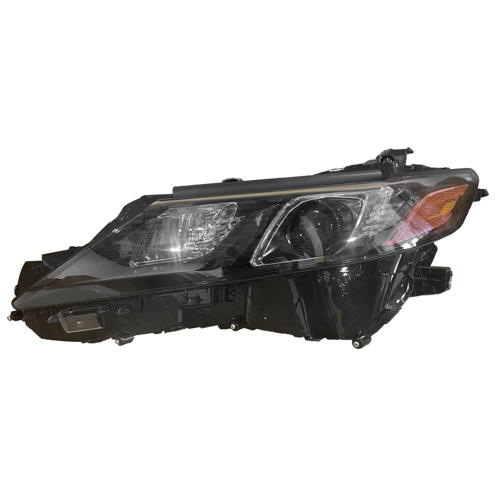 For 2021 2022 2023 2024 Toyota Camry LE SE Nightshade TRD Black Accent Headlight Assembly LED Driver Side