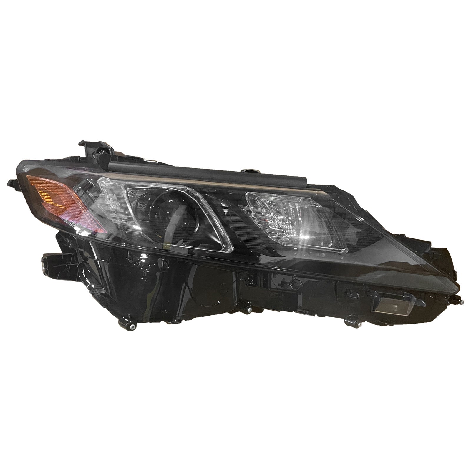 For 2021 2022 2023 2024 Toyota Camry LE SE Nightshade TRD Black Accent Headlight Assembly LED Passenger Side