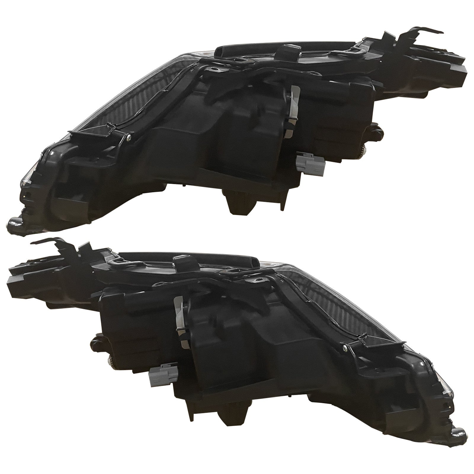 For 2021 2022 2023 2024 Toyota Camry XSE XLE Black Accent Headlight Assembly Full LED Non-Adaptive Left Right Pair