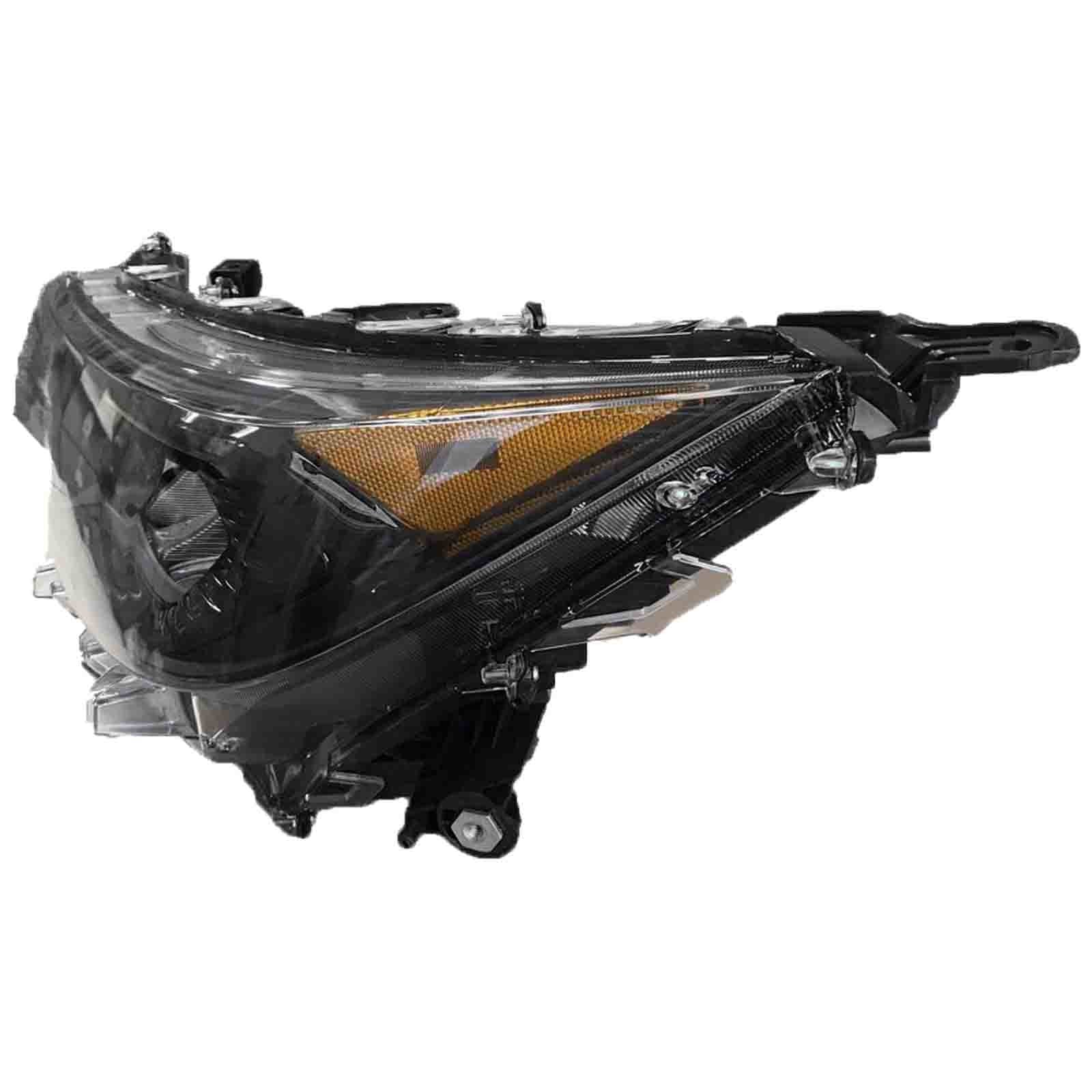 For 2019 2020 2021 Toyota RAV4 LE XLE Headlight Assembly LED with Chrome Housing Driver Side