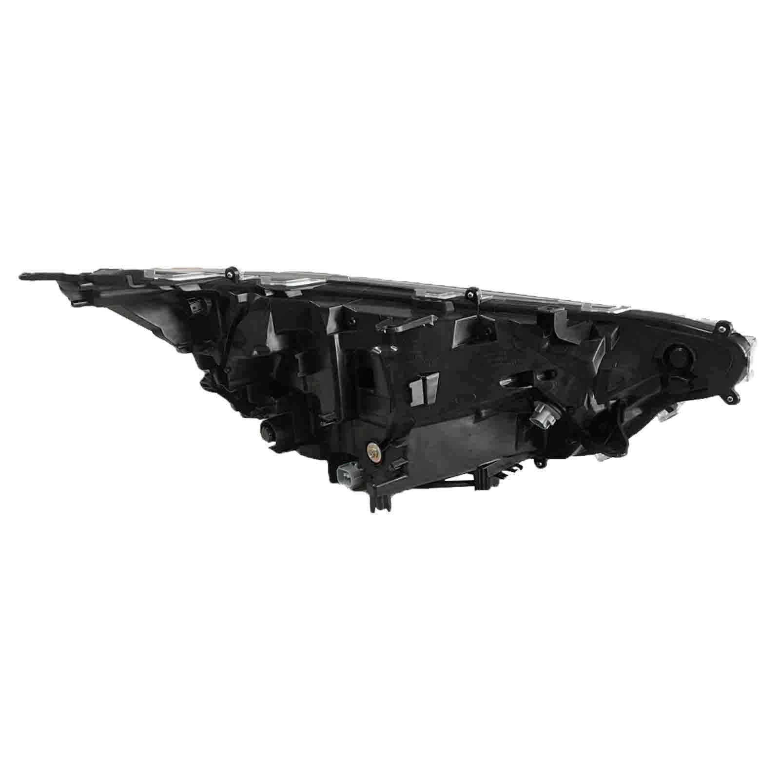 For 2019 2020 2021 Toyota RAV4 LE XLE Headlight Assembly LED with Chrome Housing Driver Side