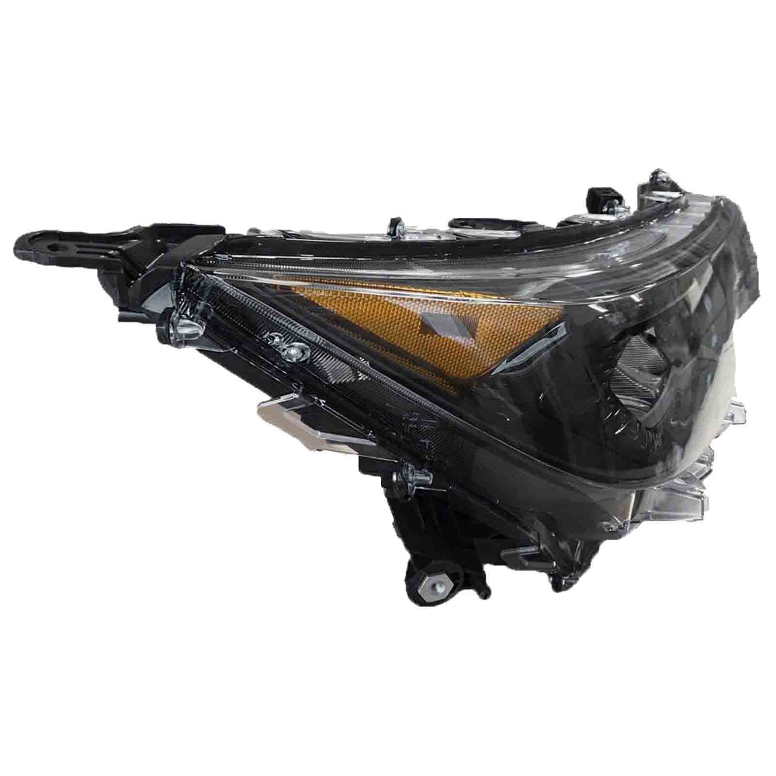For 2019 2020 2021 Toyota RAV4 LE XLE Headlight Assembly LED with Chrome Housing Passenger Side