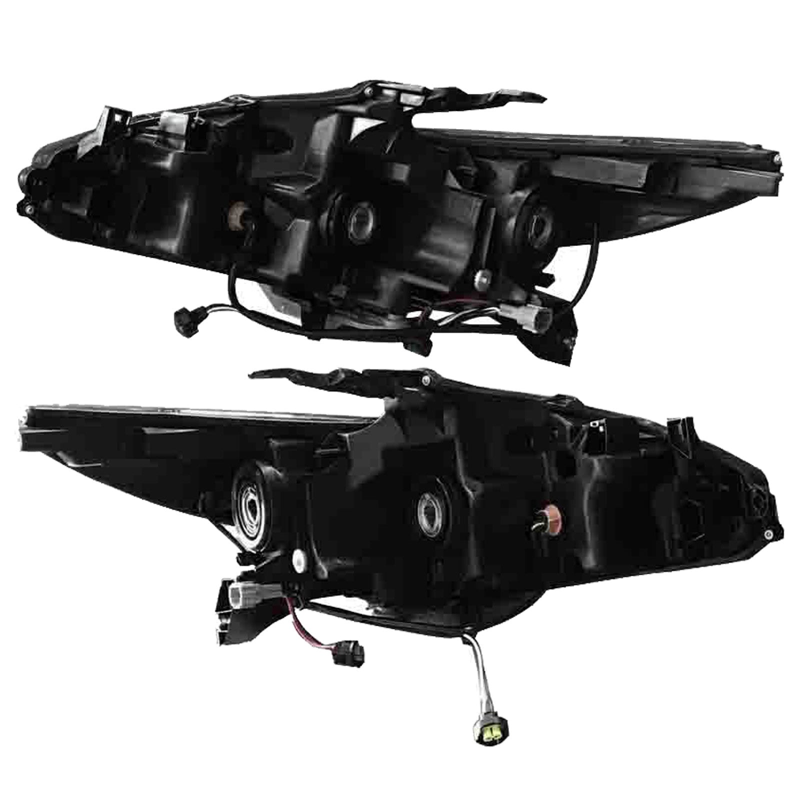 For 2016 2017 2018 Nissan Altima Headlight Assembly Halogen with Chrome Housing Left Right Pair