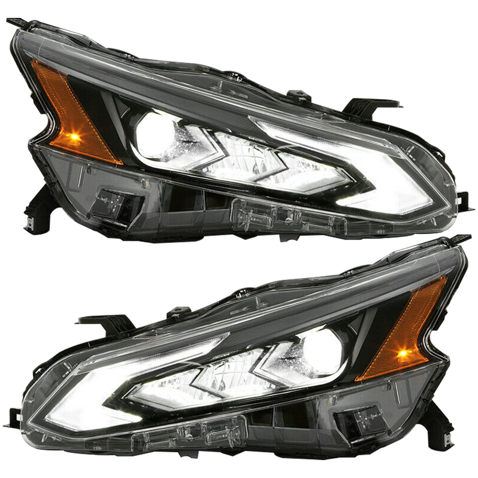 For 2019 2020 2021 2022 Nissan Altima Headlight Assembly LED Left Right Pair