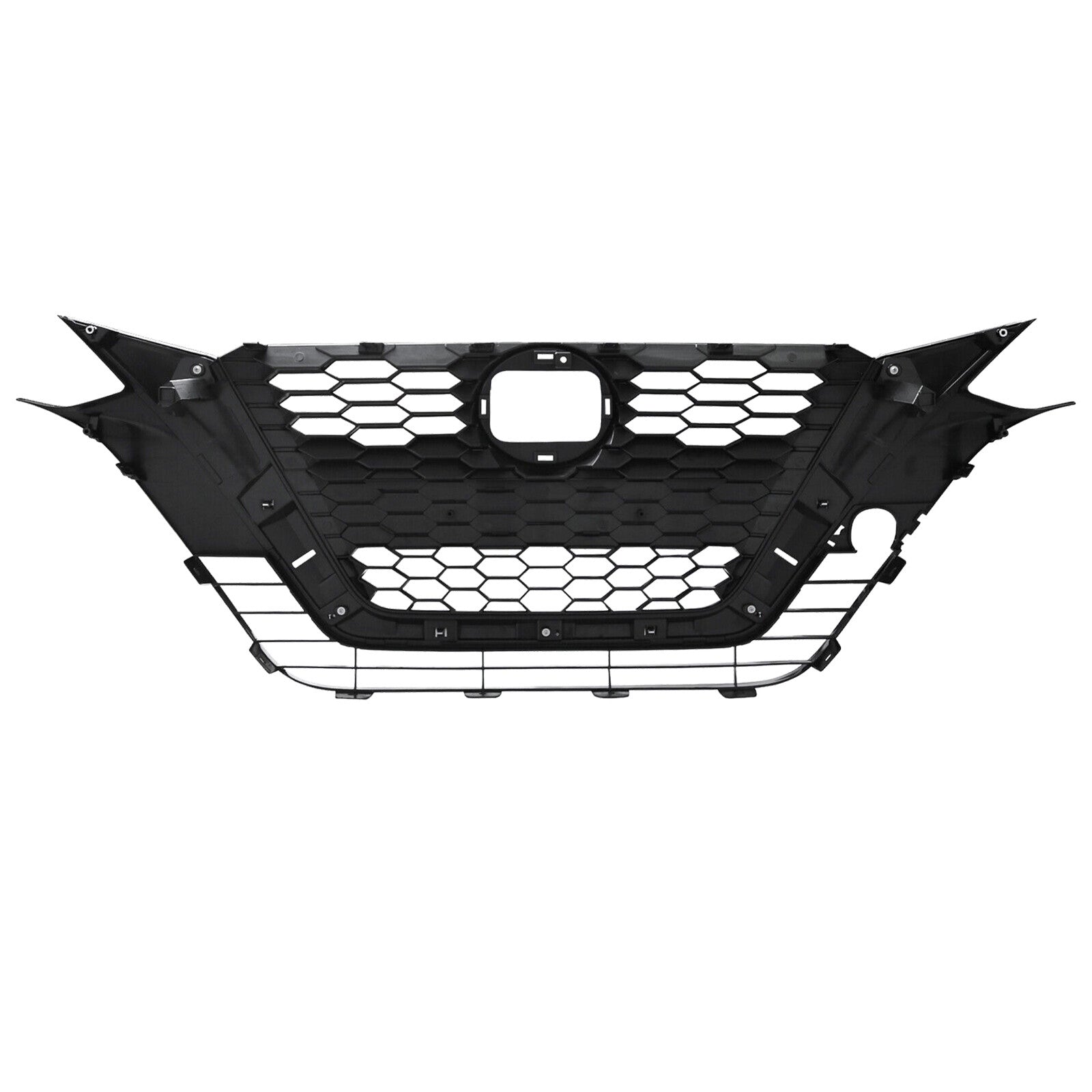 For 2019 2020 2021 2022 Nissan Altima SR Front Upper Bumper Grille Assembly Chrome Black