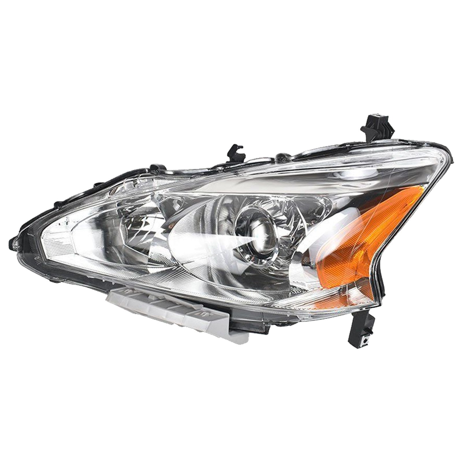 For 2013 2014 2015 Nissan Altima Front Headlight Headlamp Assembly Chrome Halogen Driver Side