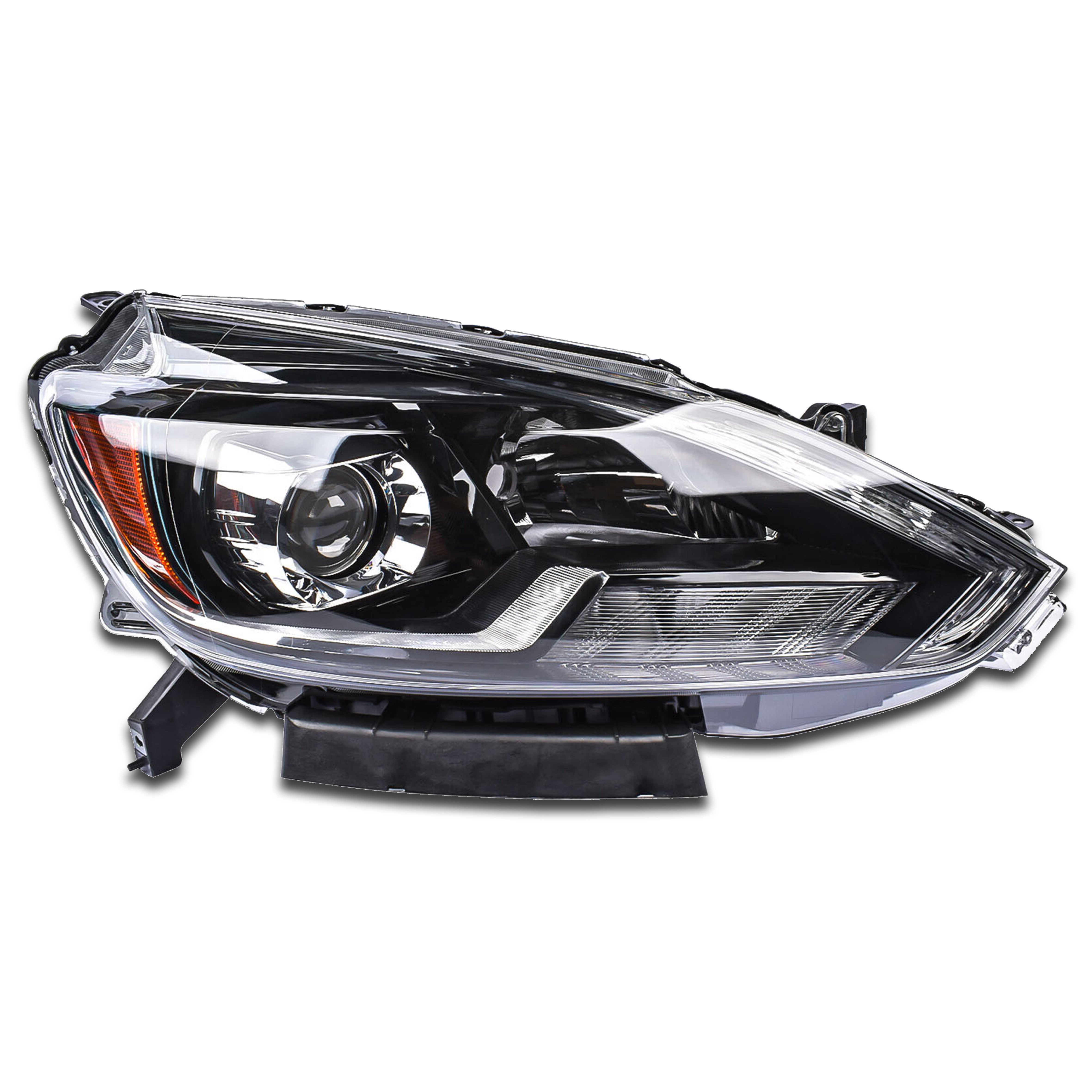 For 2016 2017 2018 2019 Nissan Sentra Front Headlight Assembly LED Projector Passenger Side