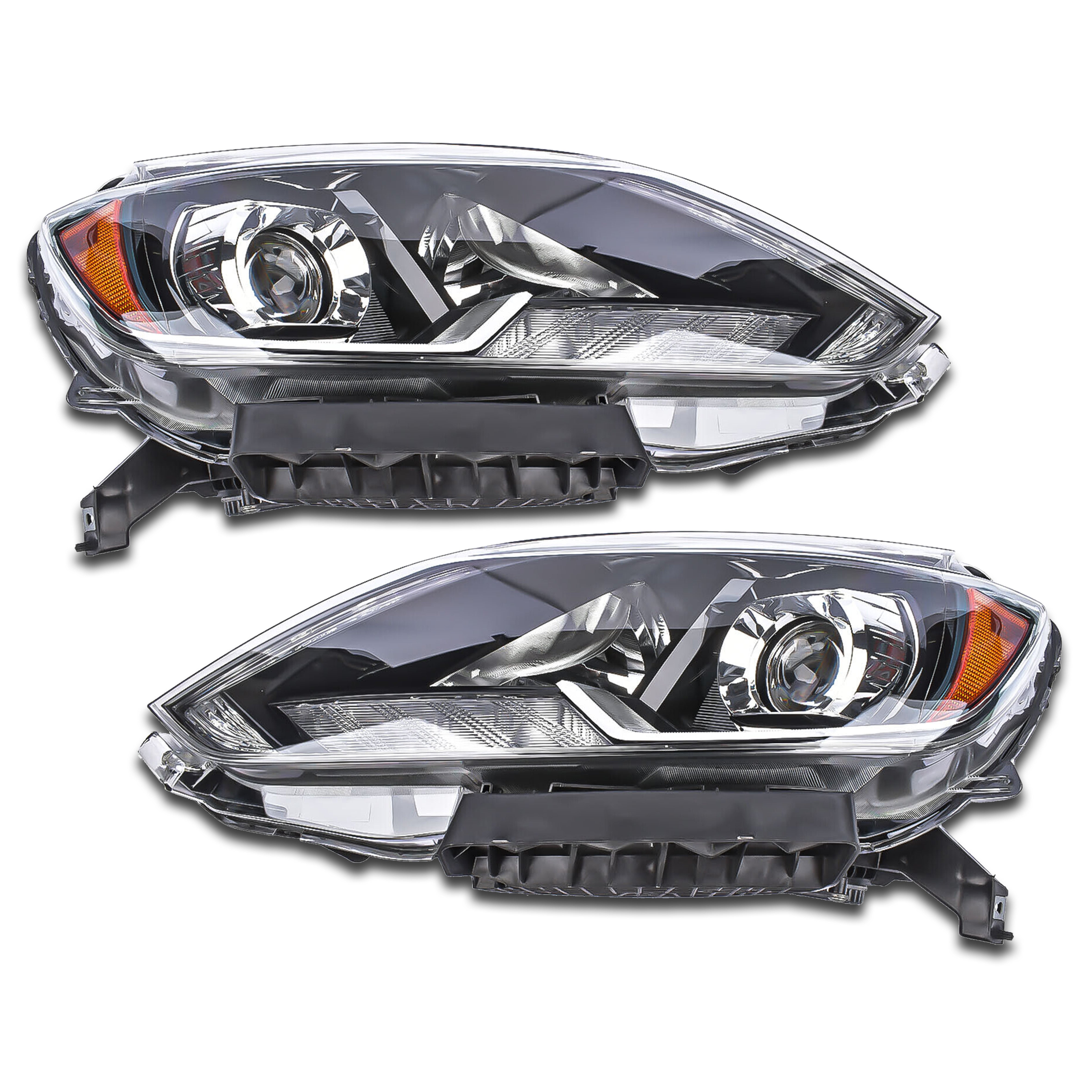For 2016 2017 2018 2019 Nissan Sentra Front Headlight HeadLamp Assembly LED Projector Left Right Pair