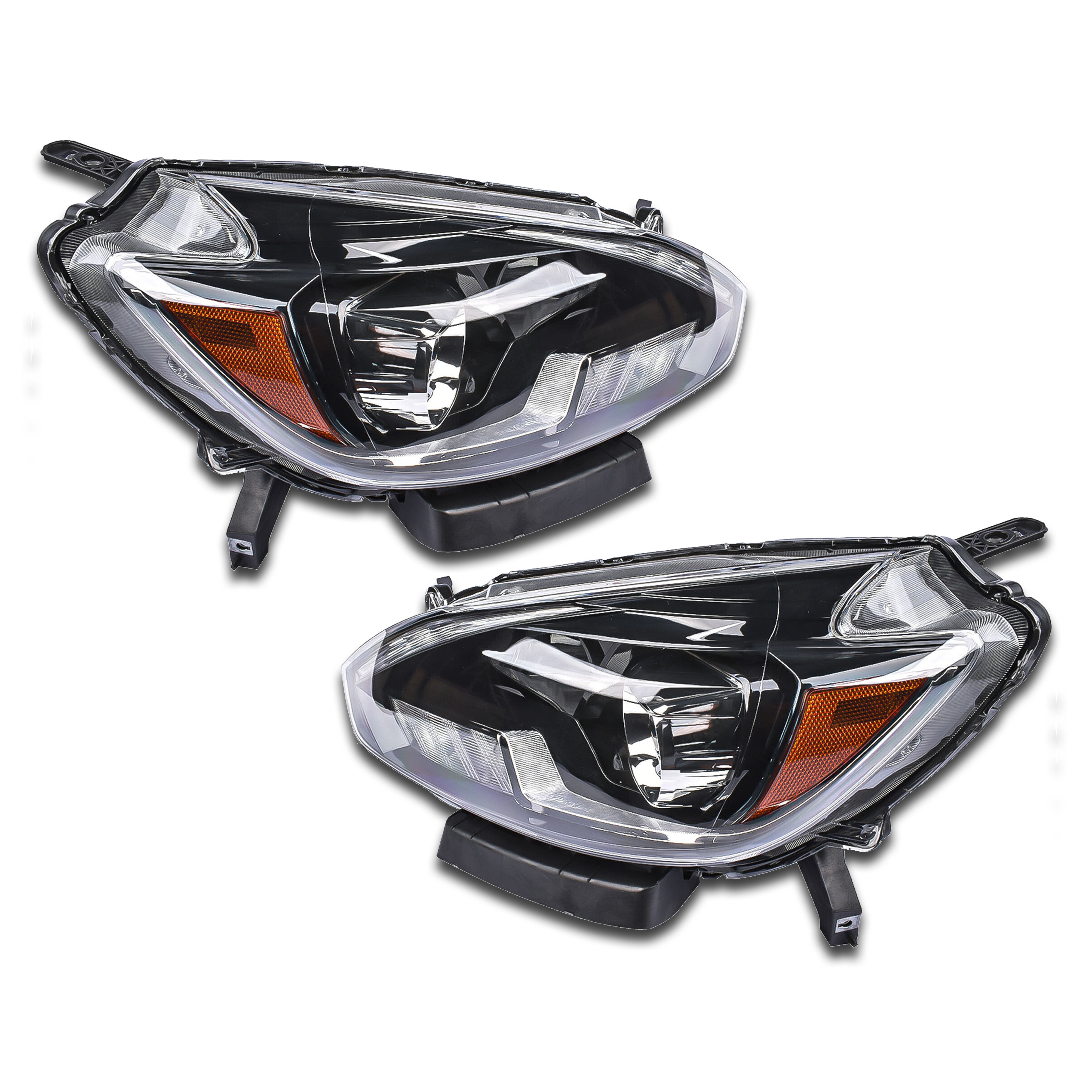 For 2016 2017 2018 2019 Nissan Sentra Front Headlight HeadLamp Assembly LED Projector Left Right Pair