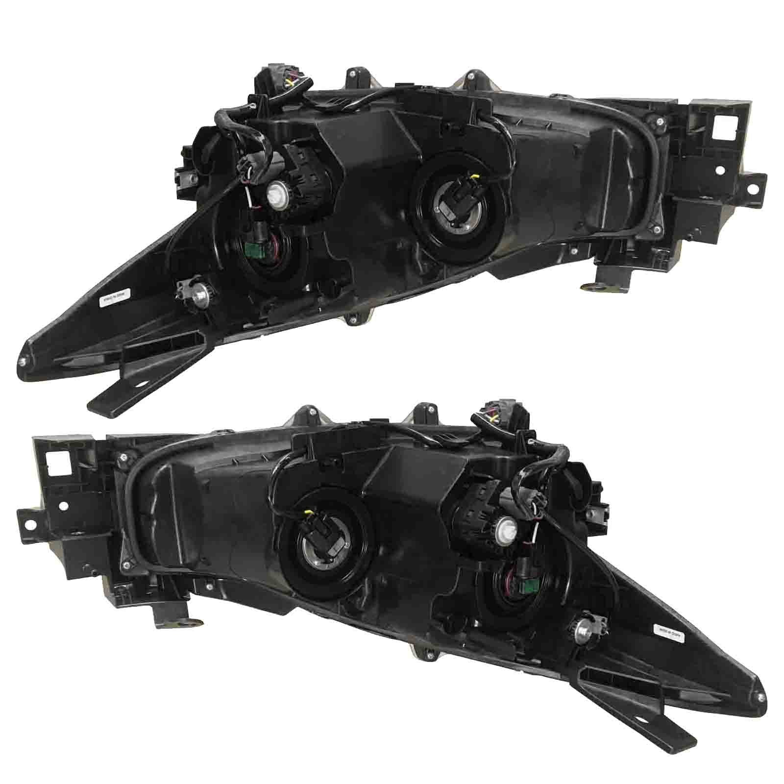For 2017 2018 Mazda 3 Headlight Assembly Halogen Projector Left Right Pair