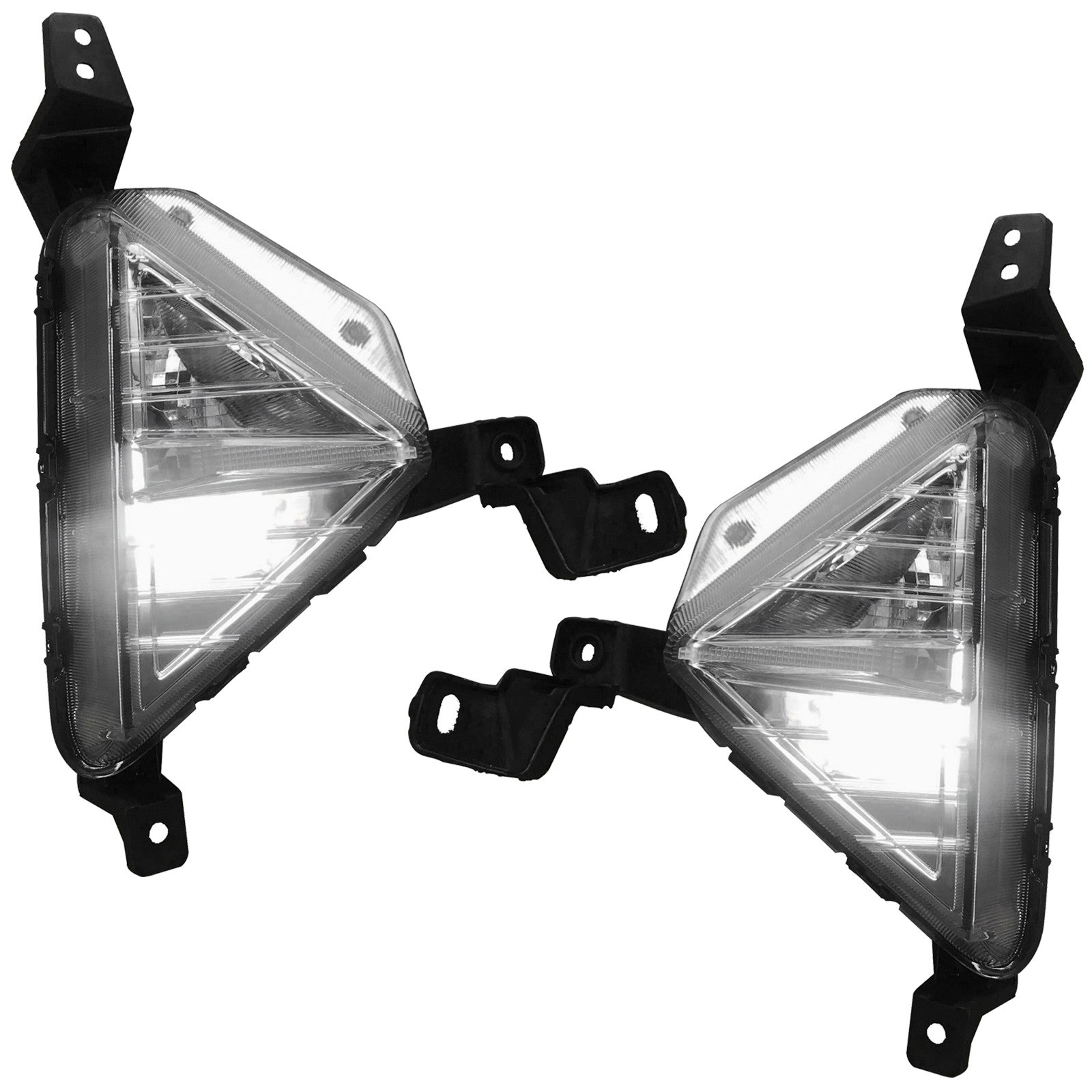 2019 2020 Hyundai Elantra Fog Lamp Daytime Driving Light Assembly Left Right Pair