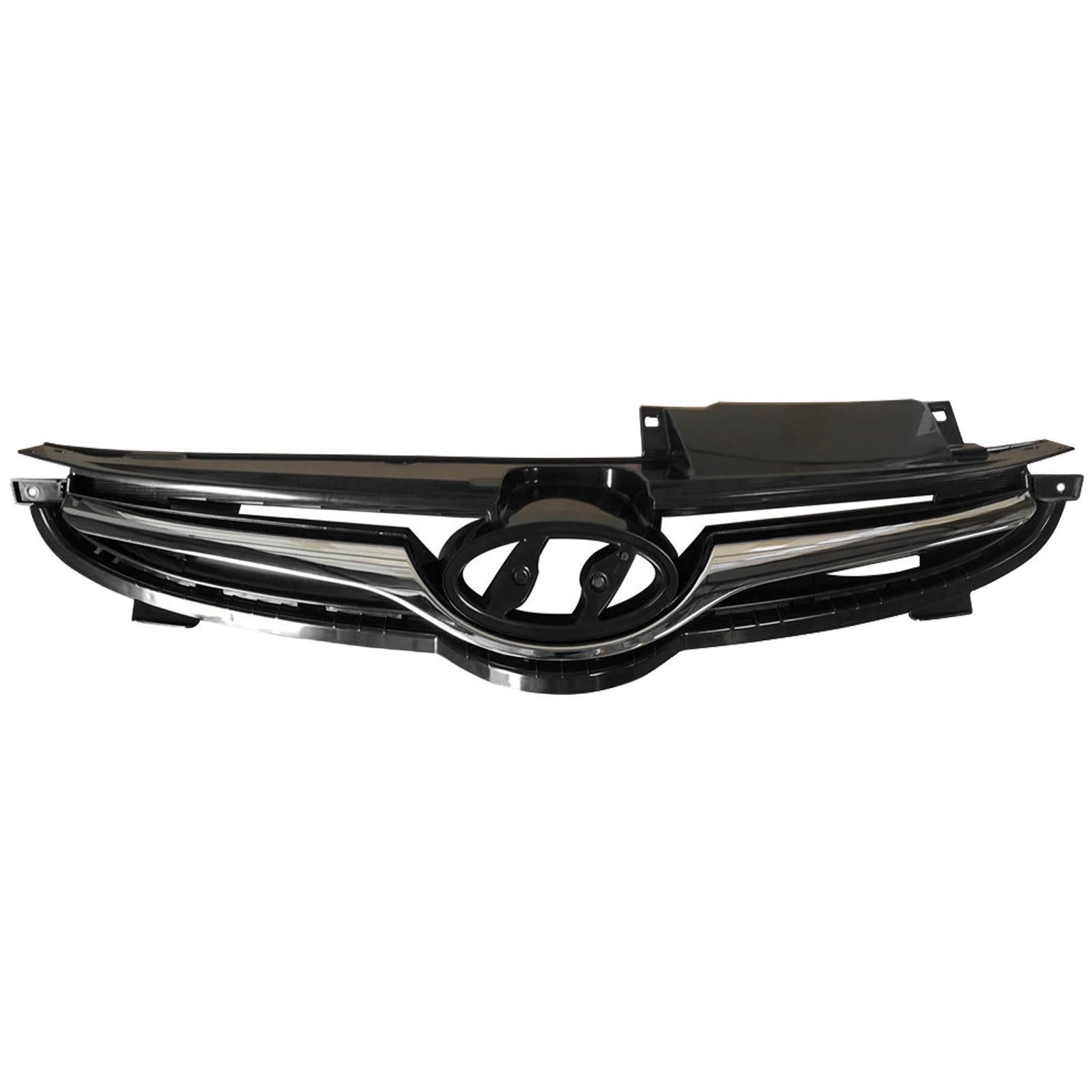 2014 2015 2016 Hyundai Elantra Sedan Front Upper Bumper Grille with Chrome Trim