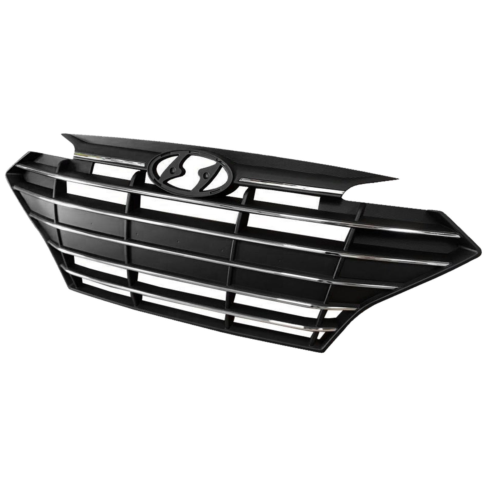 For 2019 2020 Hyundai Elantra Front Upper Bumper Grille with Chrome Trim