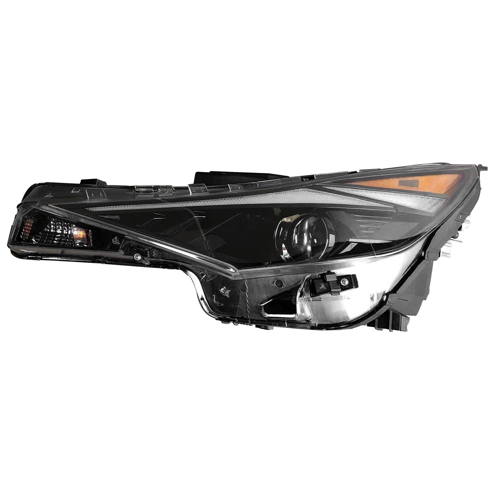 For 2021 2022 2023 Hyundai Elantra Headlight Assembly Halogen with LED Driver Side