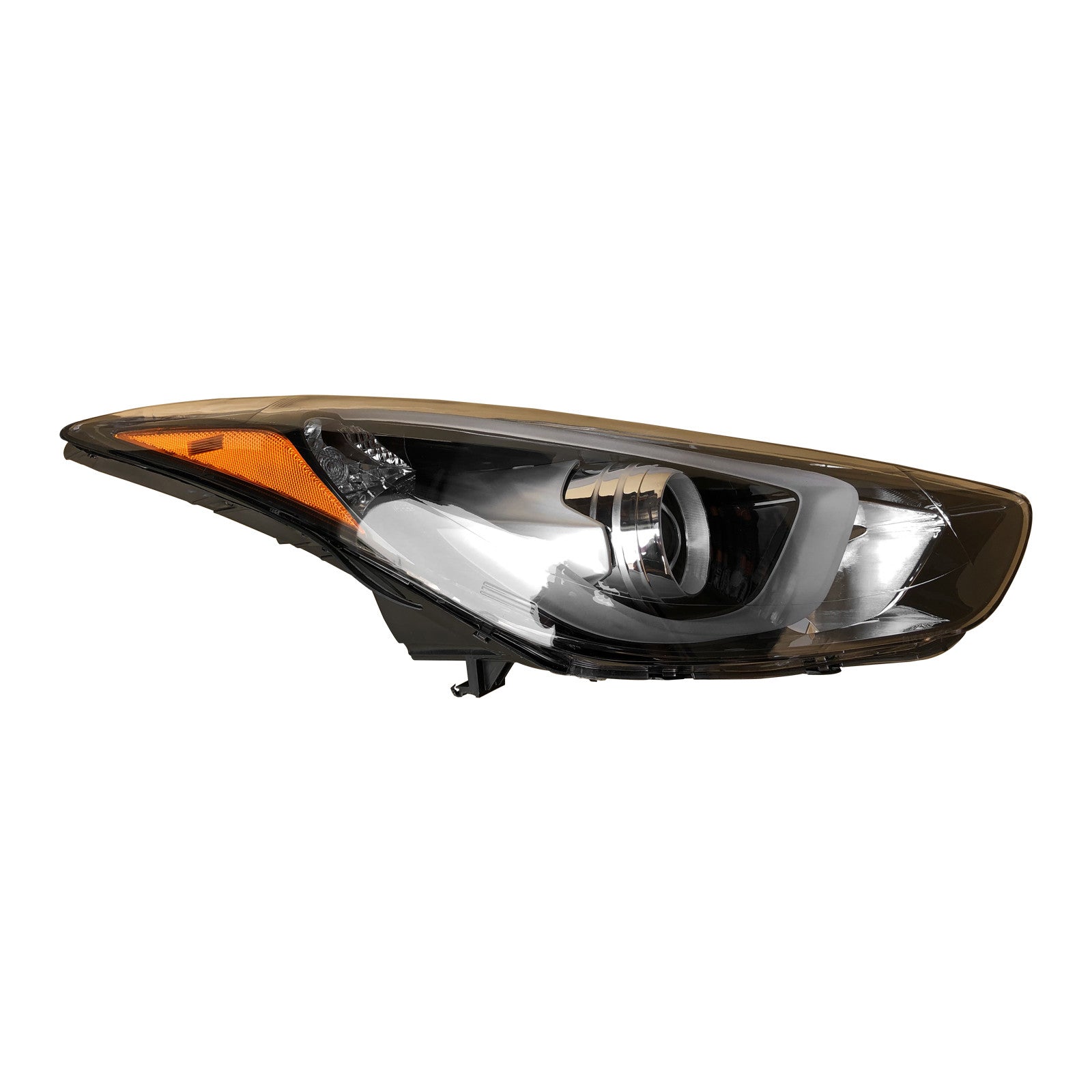 For 2014 2015 2016 Hyundai Elantra Headlight Assembly with LED Projector Left Right Pair