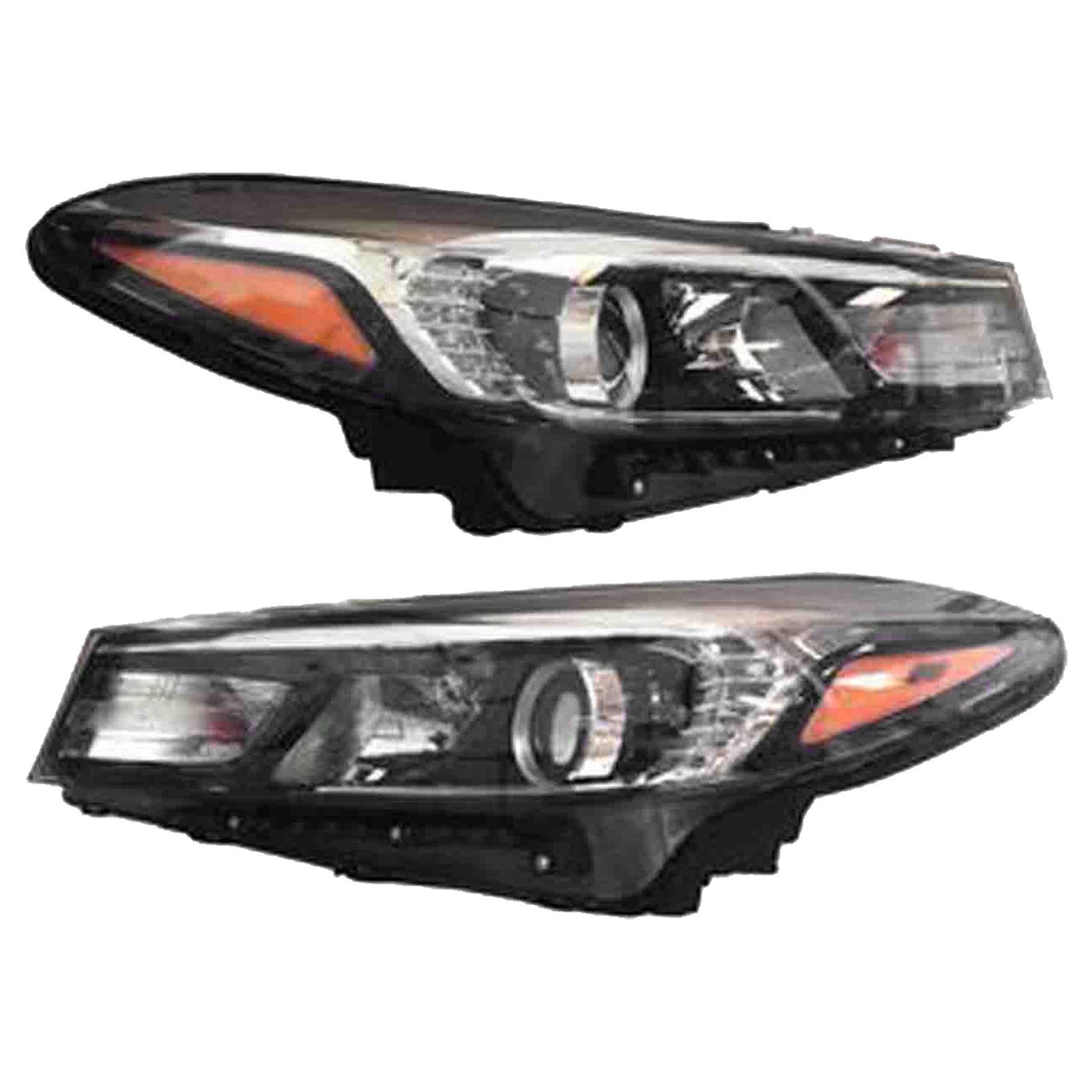 For 2017 2018 Kia Forte Forte5 Headlight Assembly with LED Left Right Pair