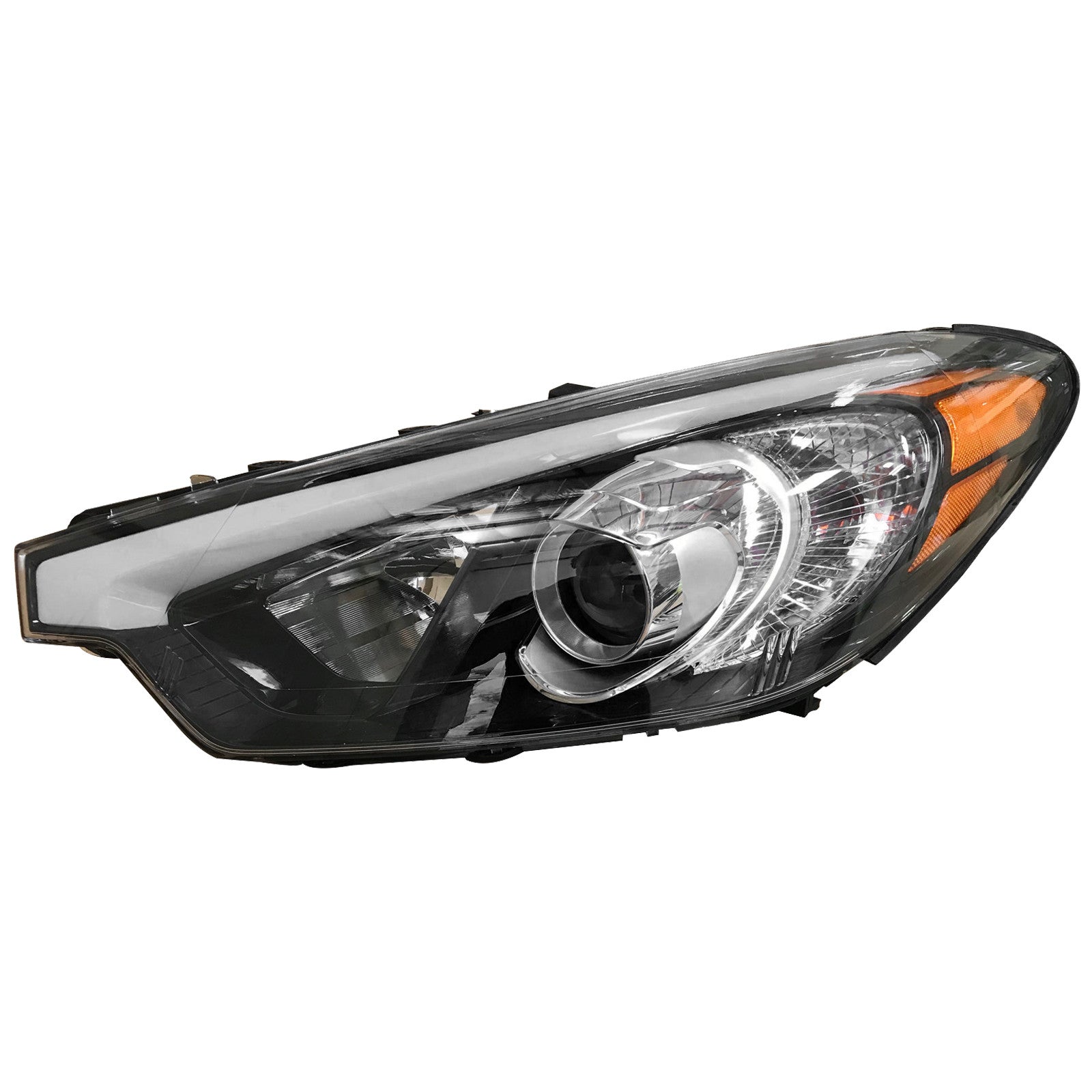 For 2014 2015 2016 Kia Forte EX LX & Forte Koup Headlight Assembly Halogen With Bulbs Left Right Pair