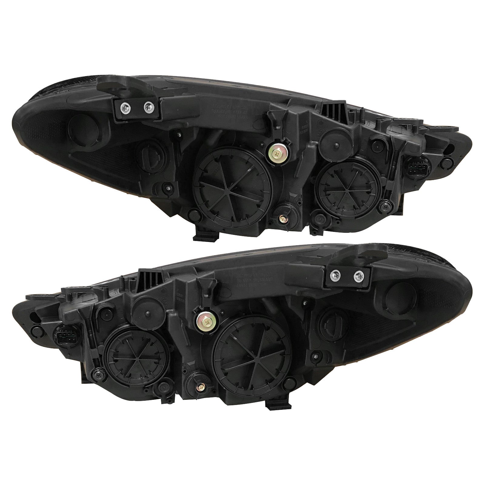 For 2014 2015 2016 Kia Forte EX LX & Forte Koup Headlight Assembly Halogen With Bulbs Left Right Pair