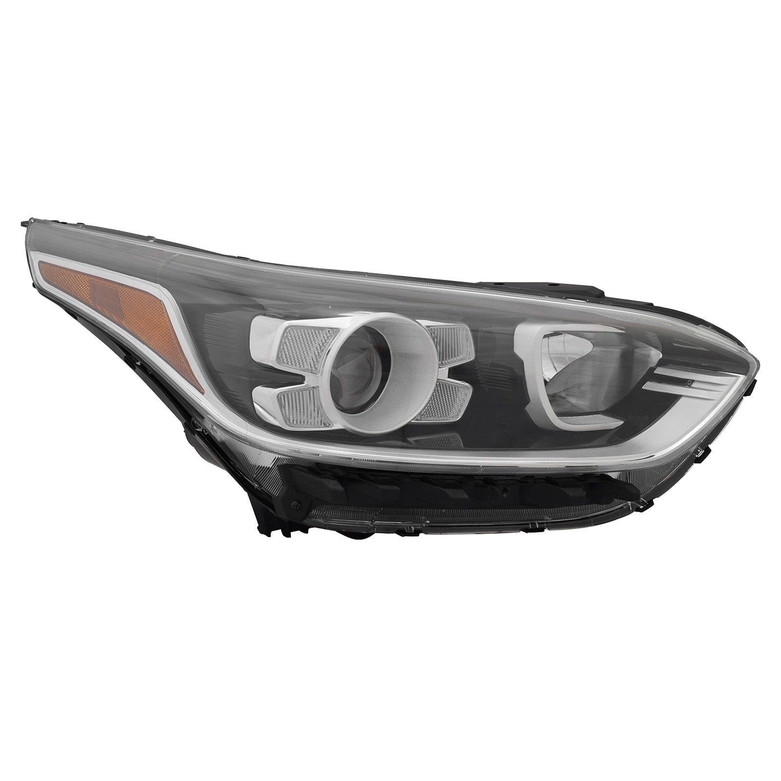 For 2019 2020 2021 Kia Forte Sedan Headlight Assembly Halogen with LED Daytime Running Lamp Passenger Side