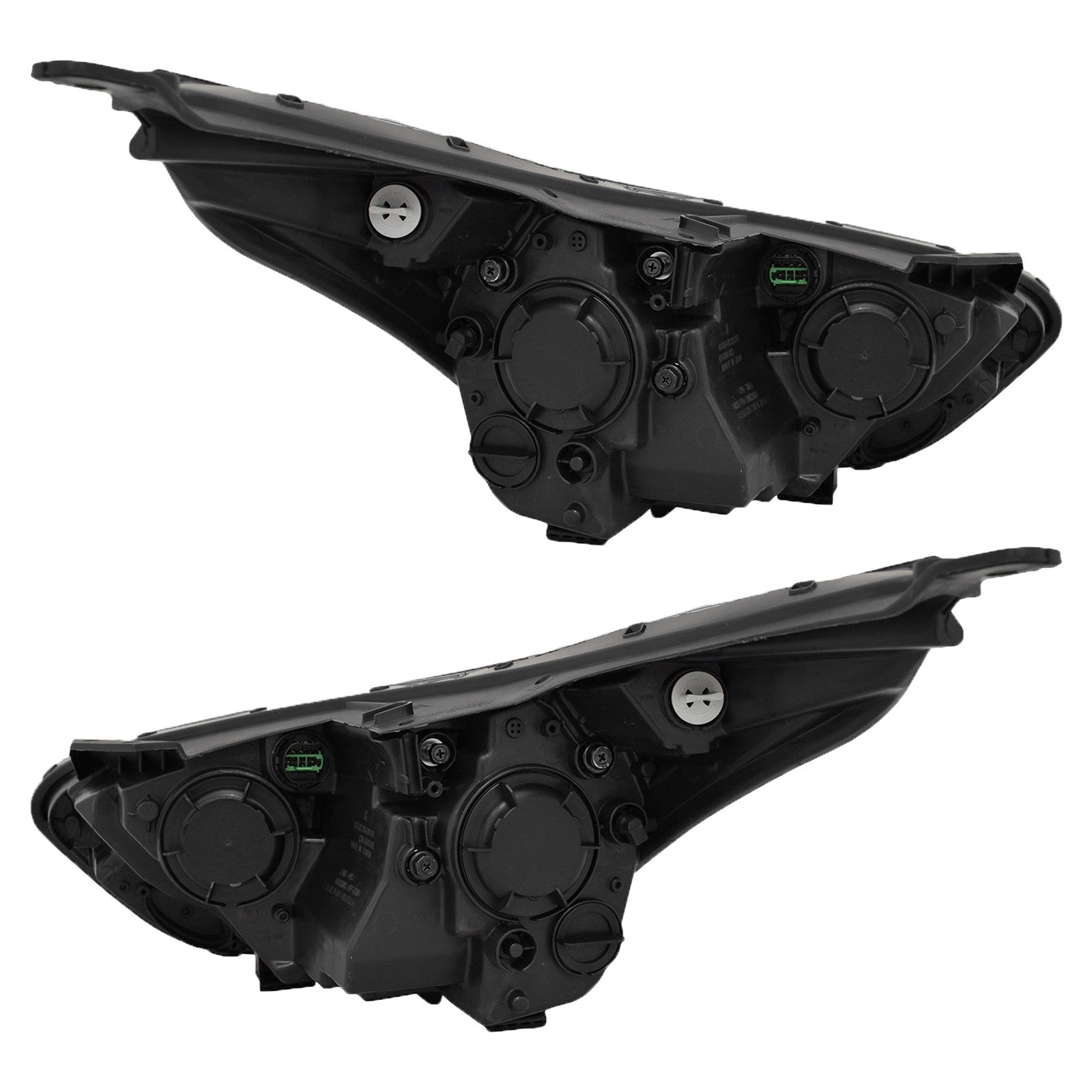 For 2019 2020 2021 Kia Forte Sedan Headlight Assembly Halogen with LED Daytime Running Lamp Left Right Pair
