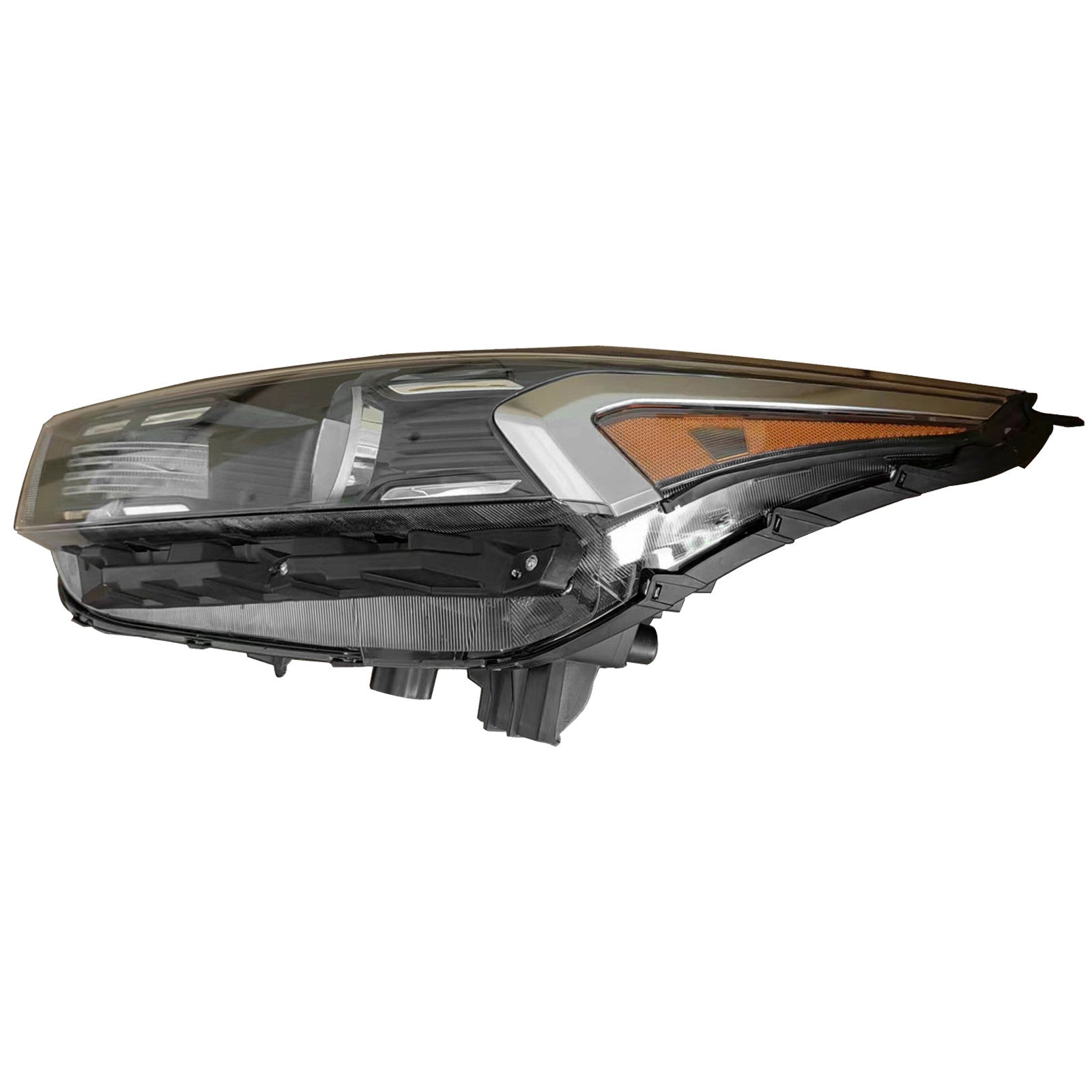 For 2022 2023 2024 Kia Forte Halogen Projector Headlight Assembly without LED DRL Driver Side