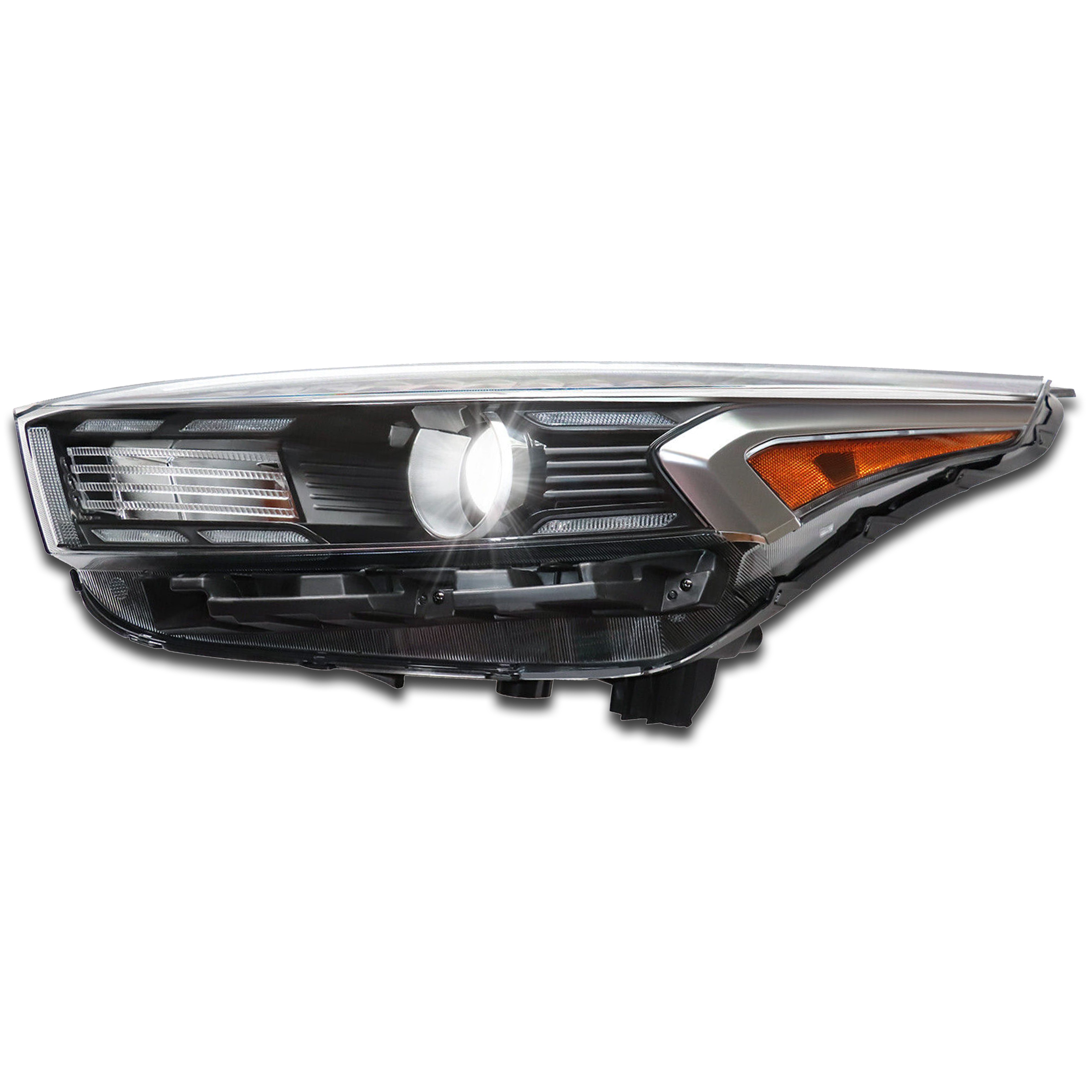 2022 2023 Kia Forte Halogen Projector Headlight Assembly with LED DRL Driver Side