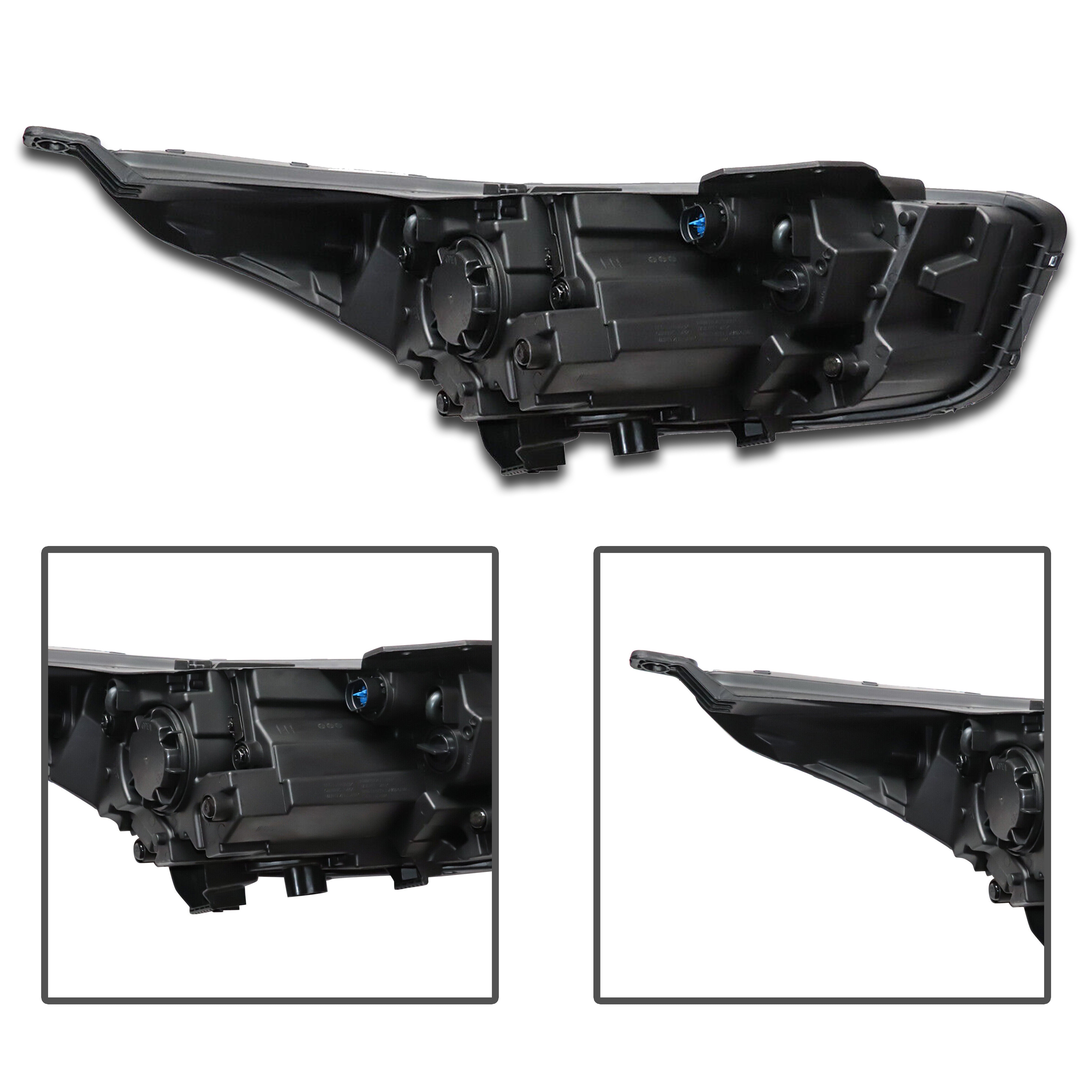 2022 2023 Kia Forte Halogen Projector Headlight Assembly with LED DRL Driver Side