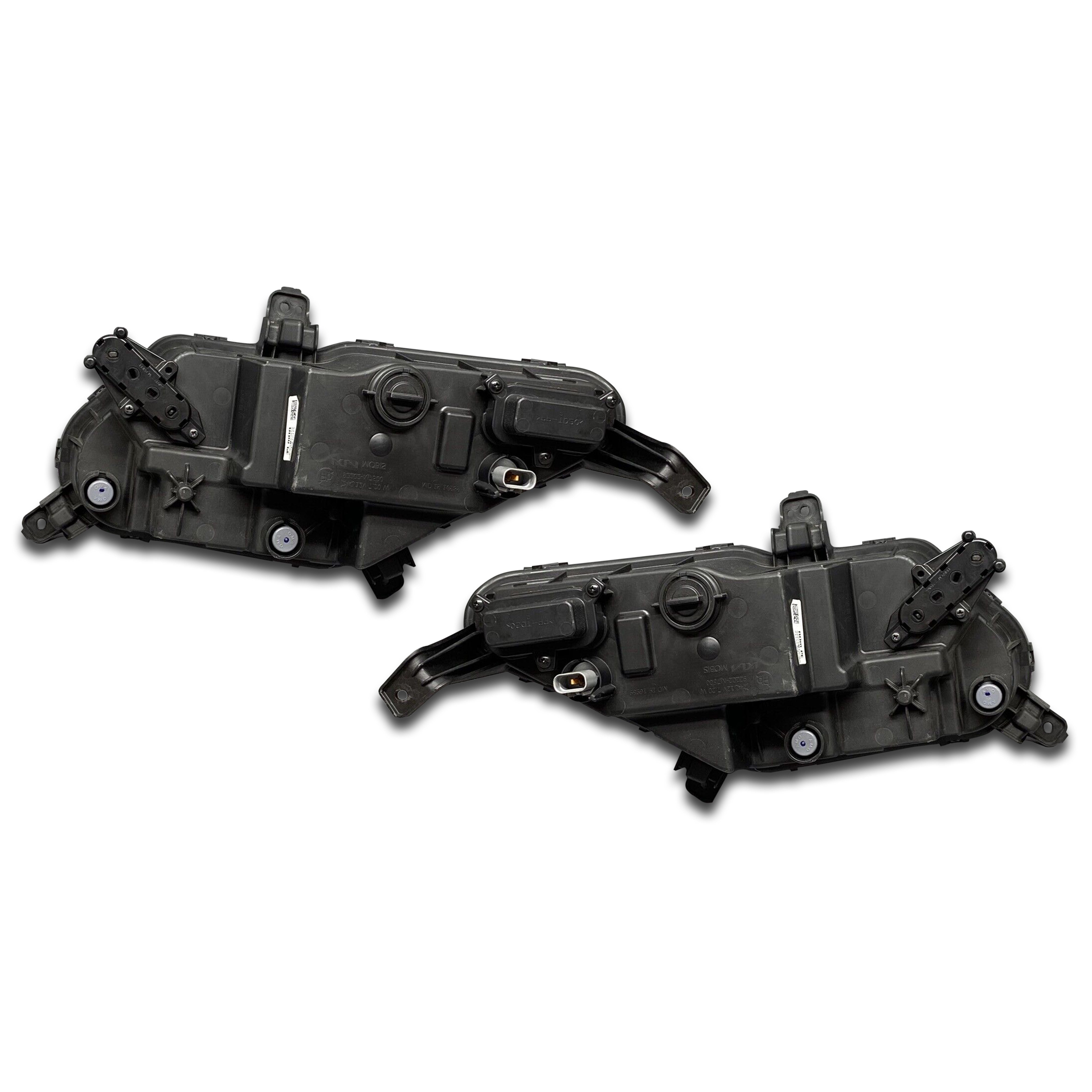 For 2022 2023 2024 Kia Forte Fog Light LED & Fog Cover Bezels Assembly Left Right Driver Passenger Side Pair Set 4Pcs