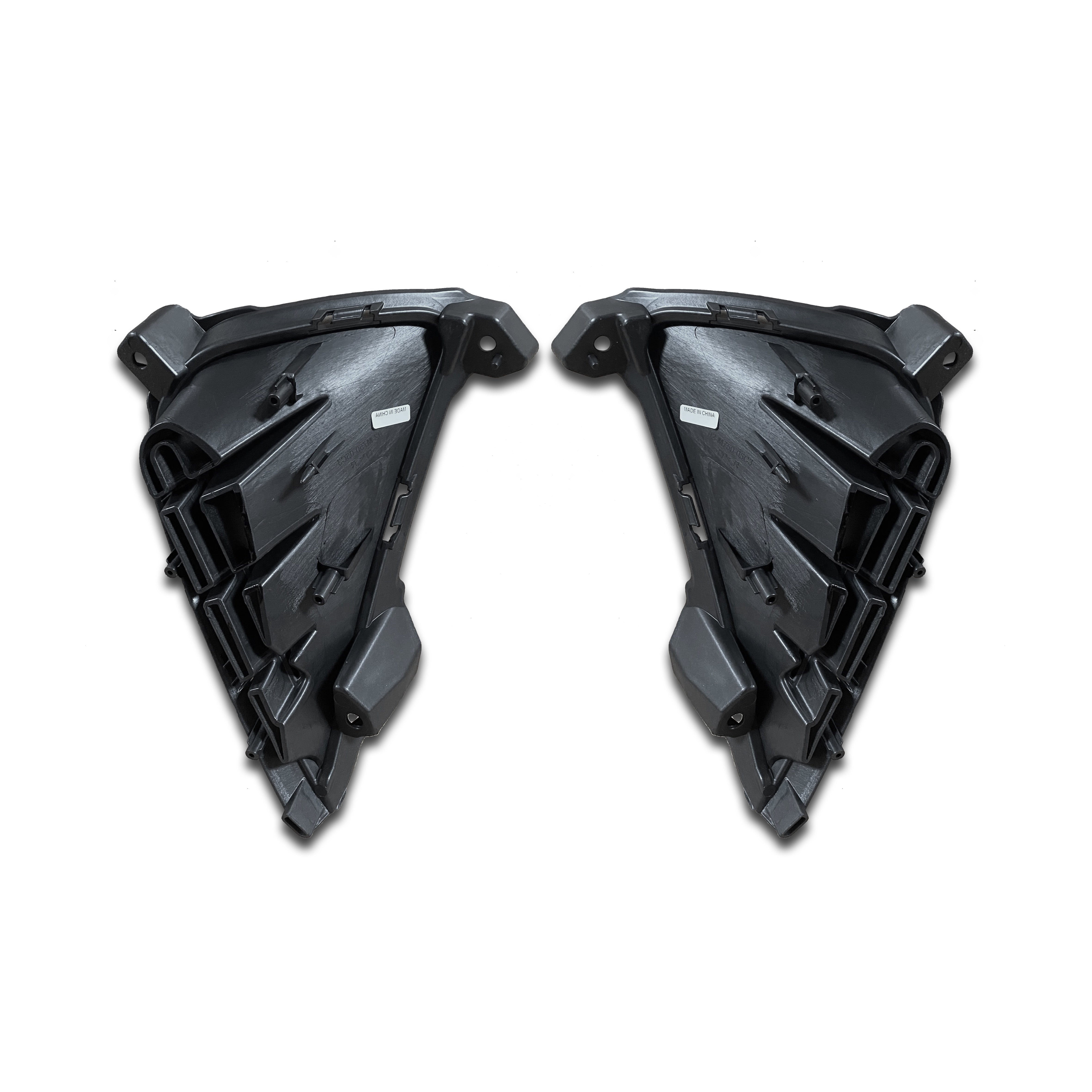For 2022 2023 2024 Kia Forte Fog Light LED & Fog Cover Bezels Assembly Left Right Driver Passenger Side Pair Set 4Pcs