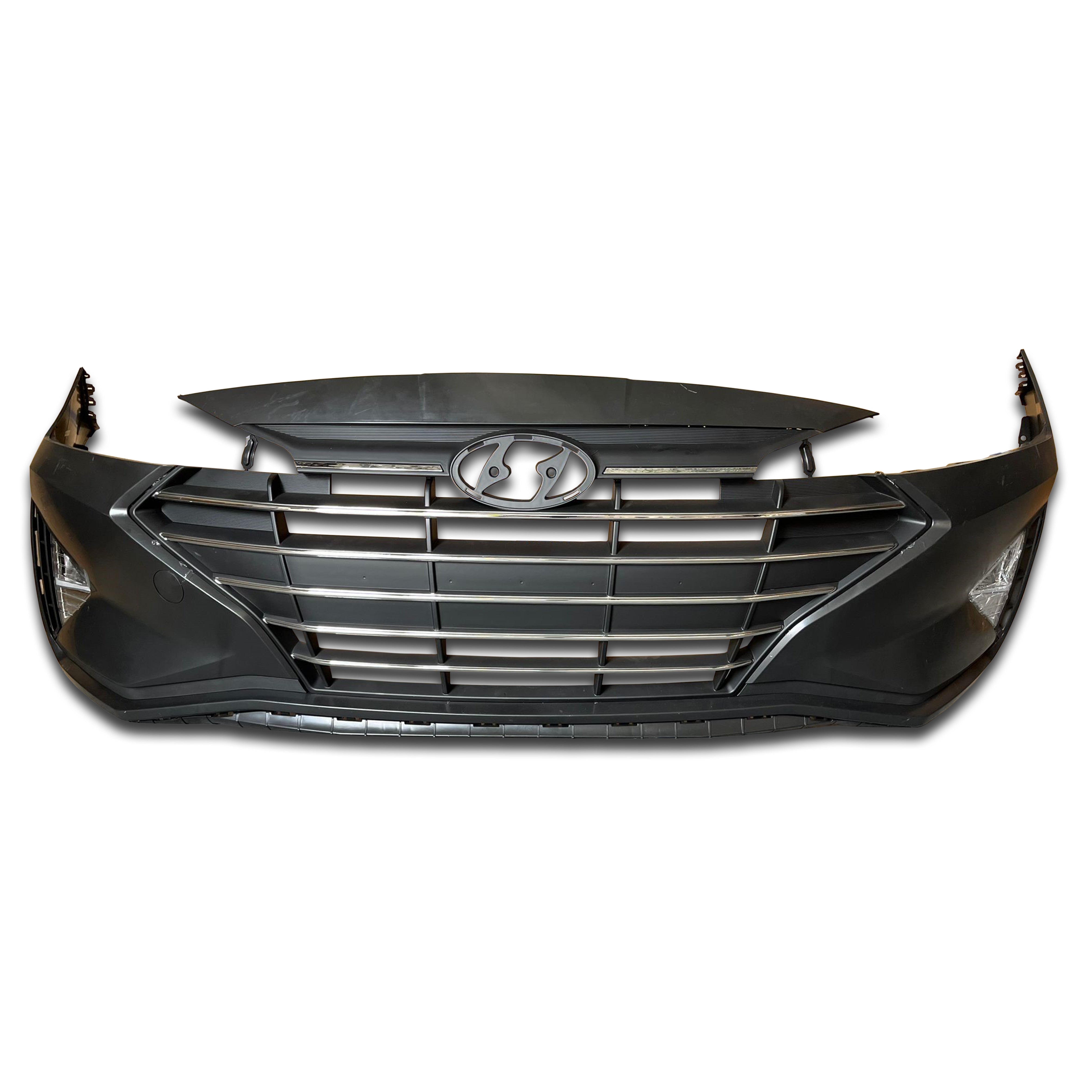 For 2019 2020 Hyundai Elantra Front Bumper Assembly with Grille and Fog Lights