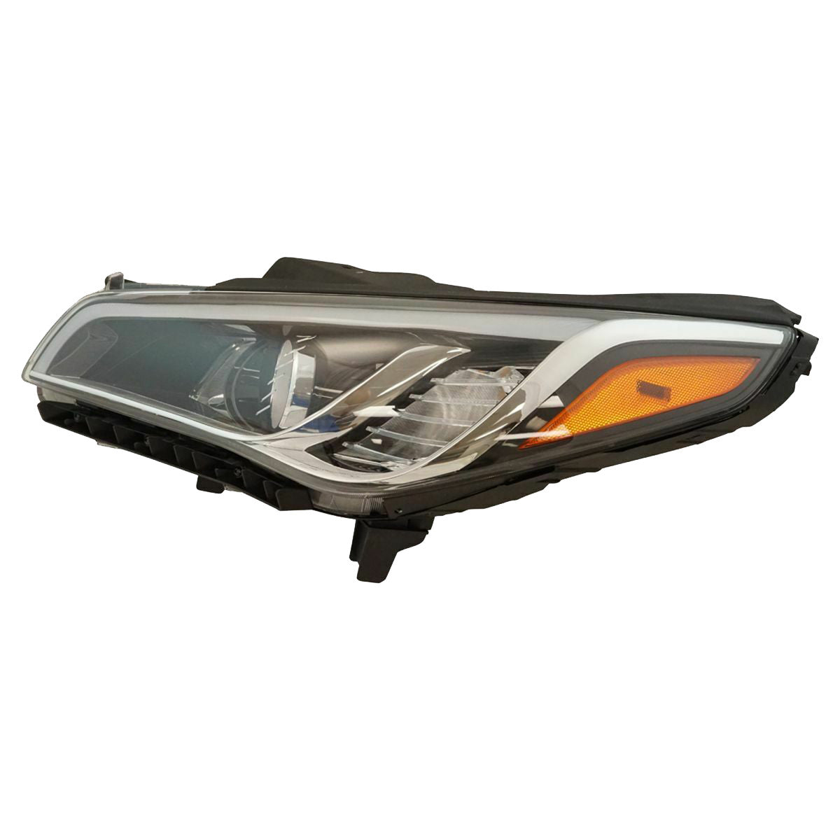 For 2015 2016 2017 Hyundai Sonata Headlight Assembly Halogen With Bulb Driver Side
